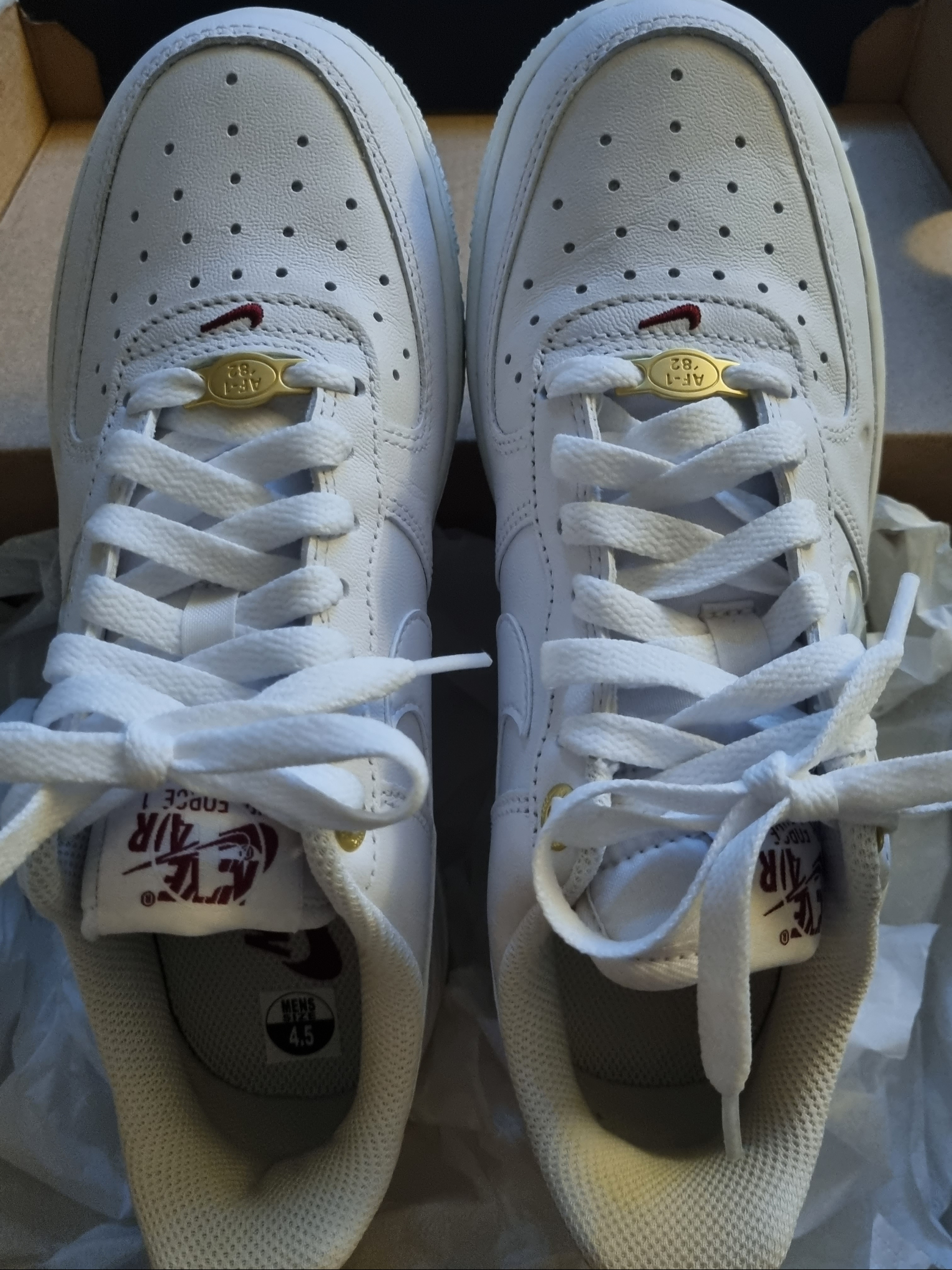 Nike Air Force 1 '07 PRM 40th Anniversary Join Forces White 착용 스타일