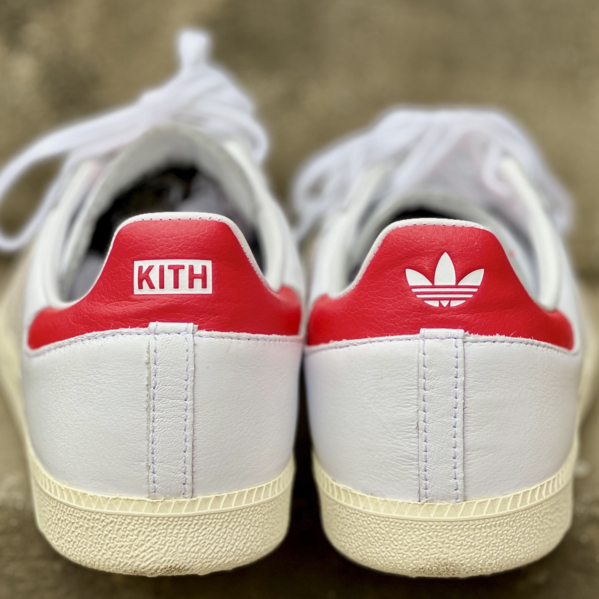 Adidas x Kith Samba OG Classics Program White Red 착용 스타일 - 2