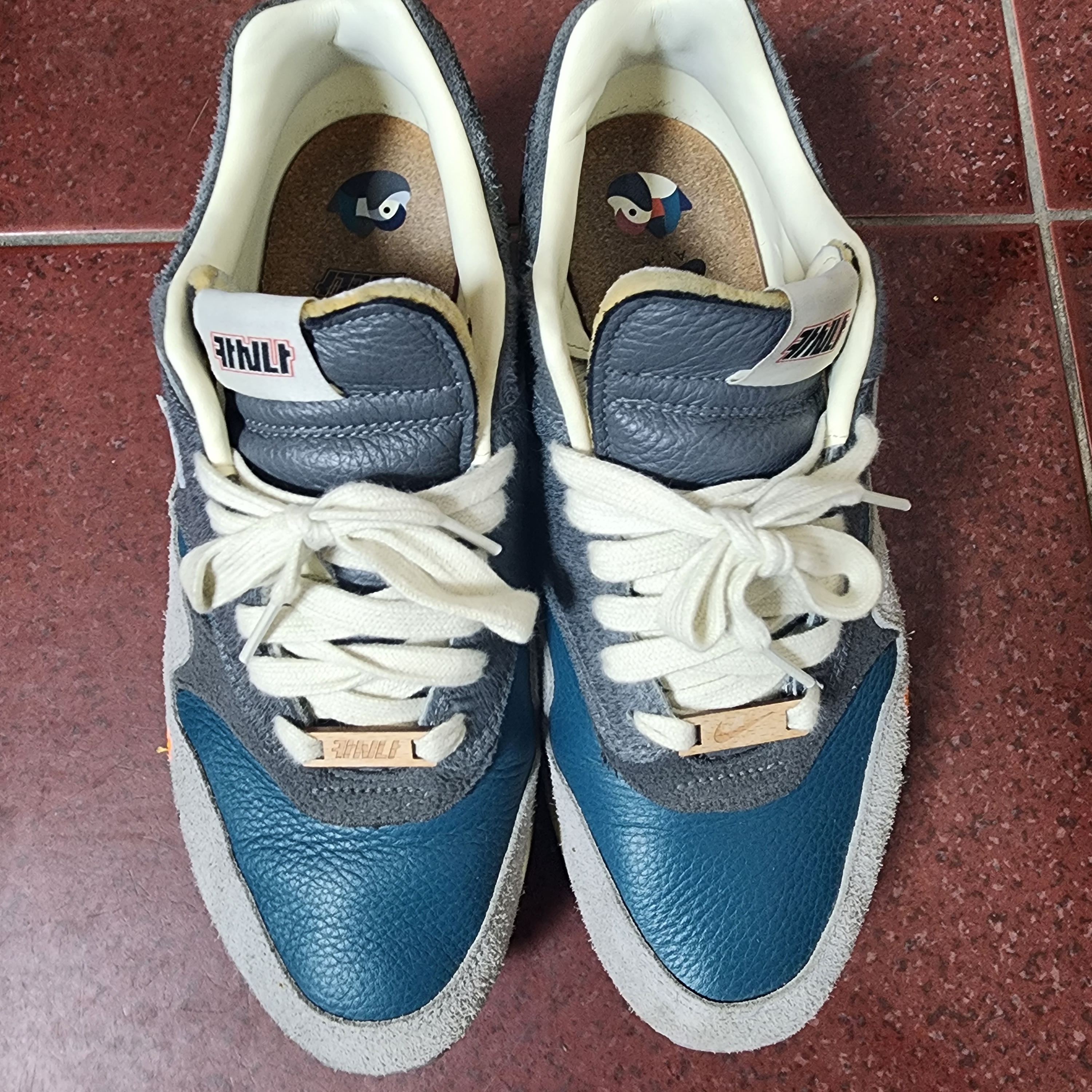 Nike x Kasina Air Max 1 SP Won-Ang Particle Grey 착용 스타일 - 1