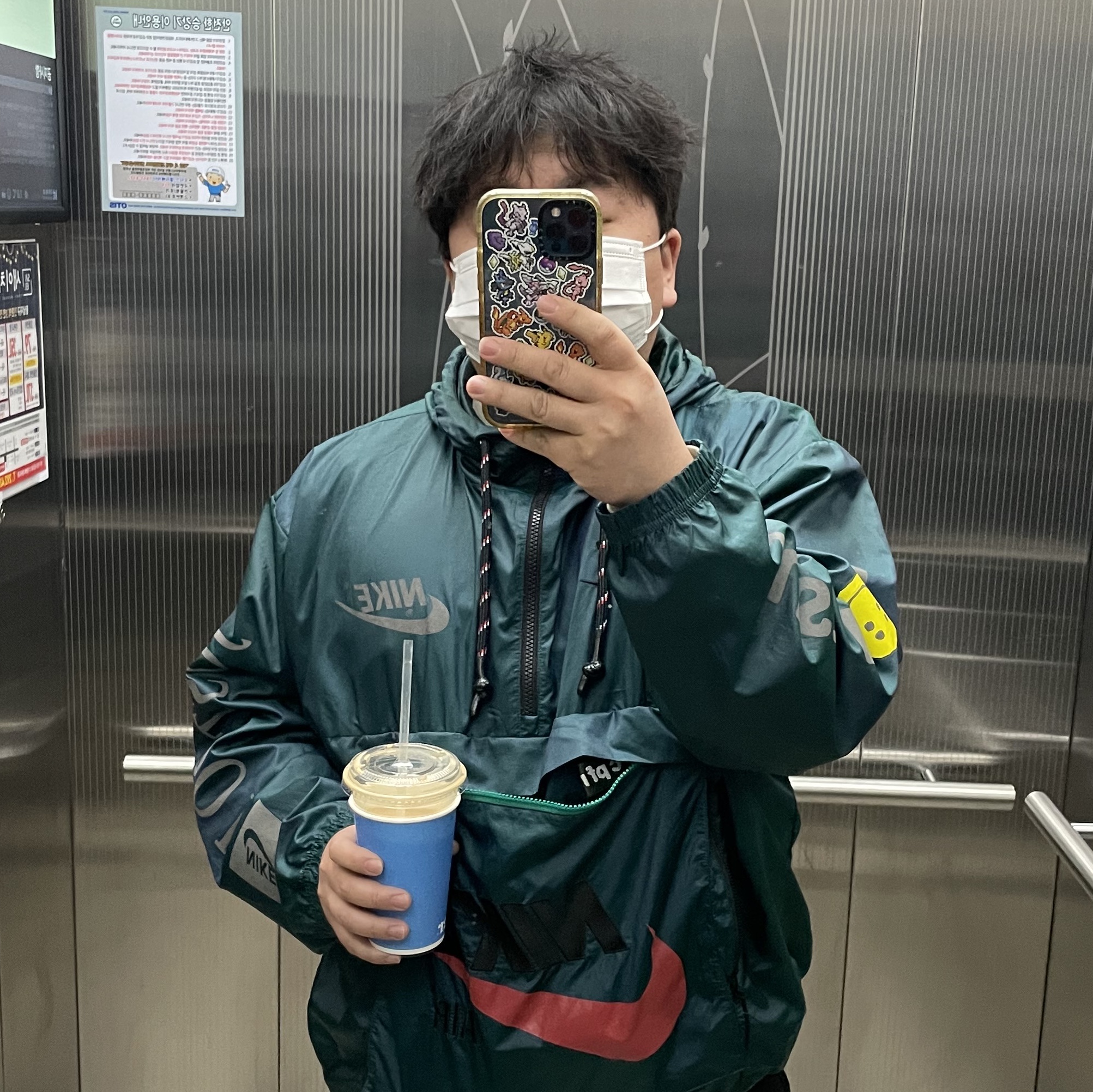 Nike x Cactus Plant Flea Market Anorak Teal, Casetify x Pokemon Pixel Sticker Mania iPhone Impact Case Iridescent 착용 스타일