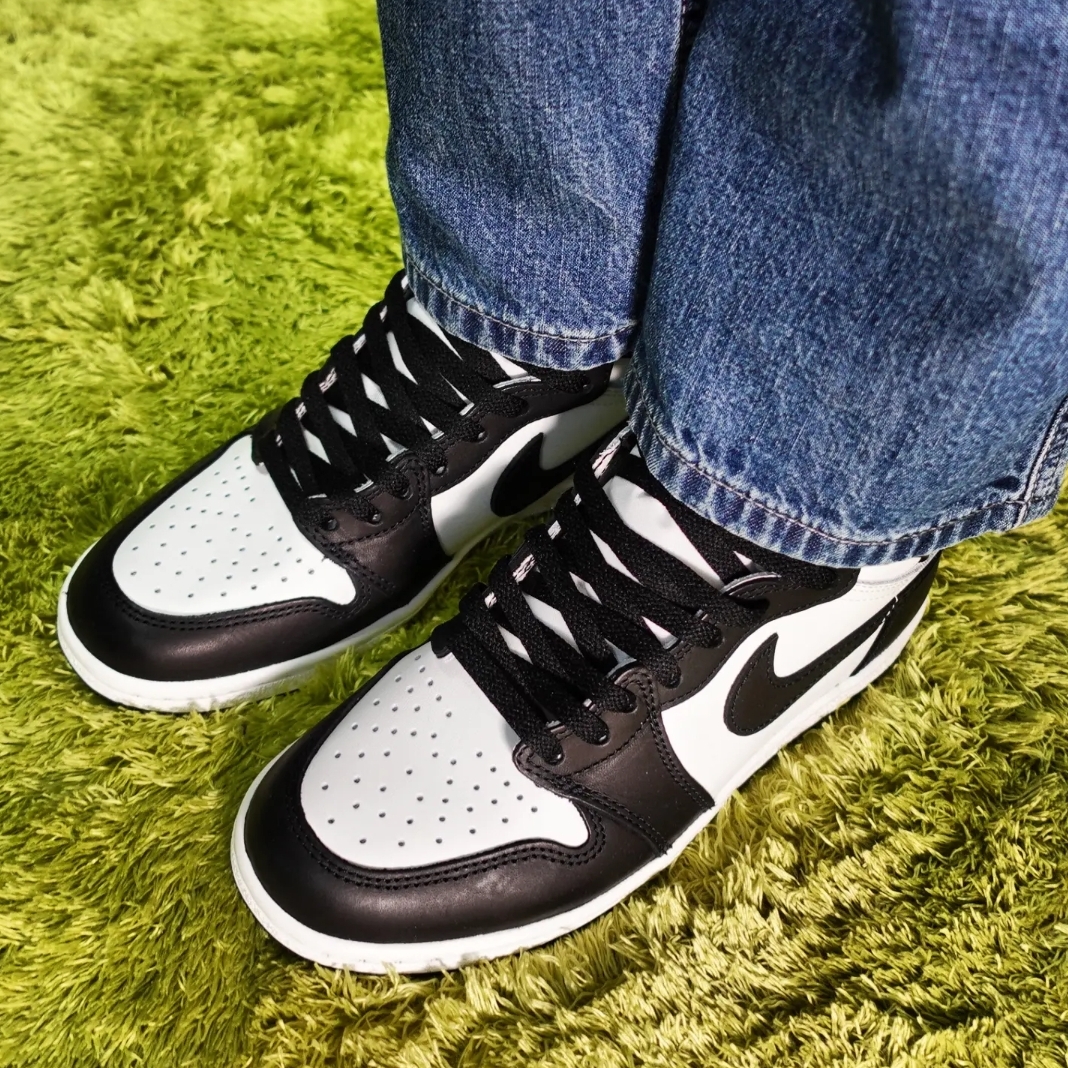 Jordan 1 High 85 Black White 착용 스타일 - 3