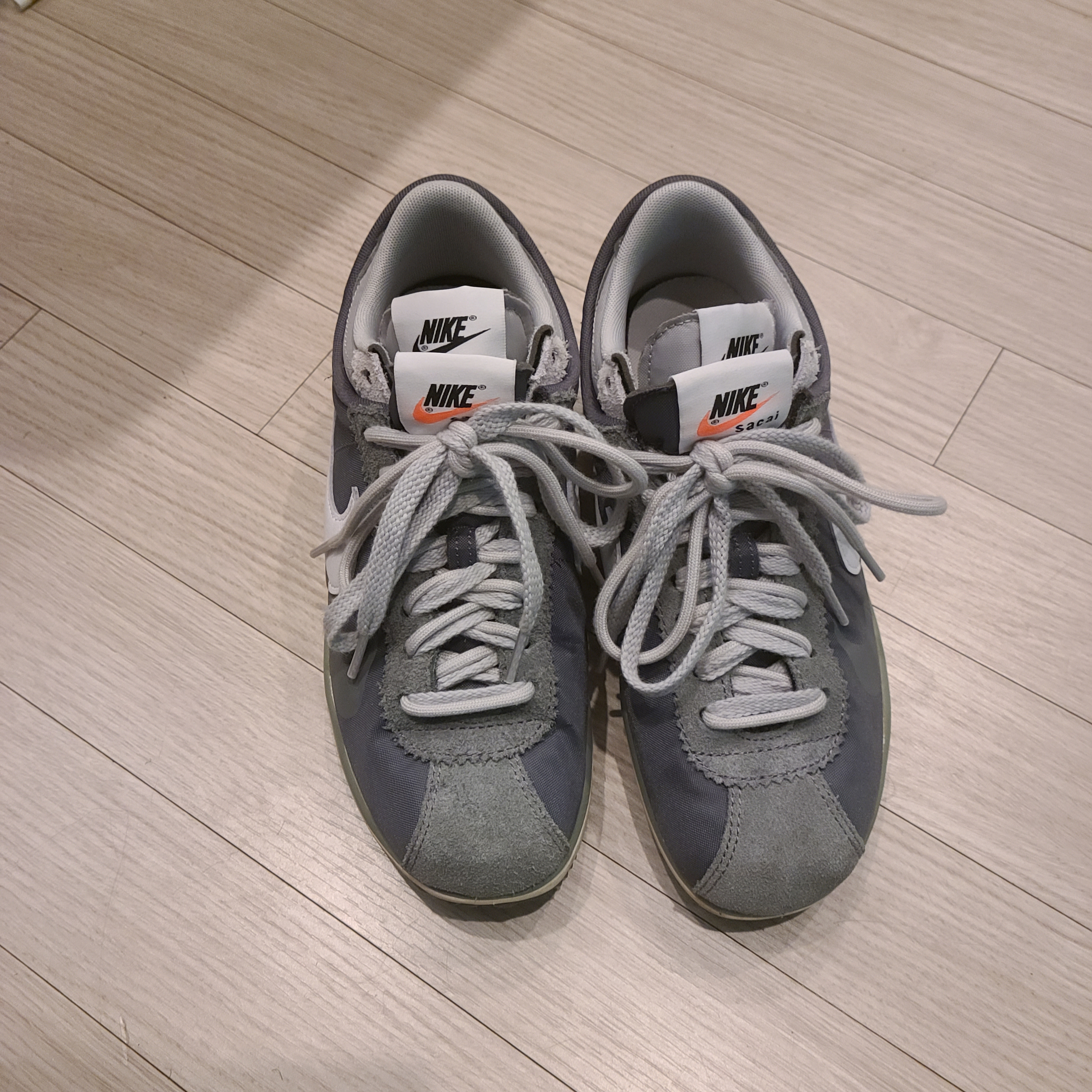 Nike x Sacai Zoom Cortez SP Iron Grey 착용 스타일