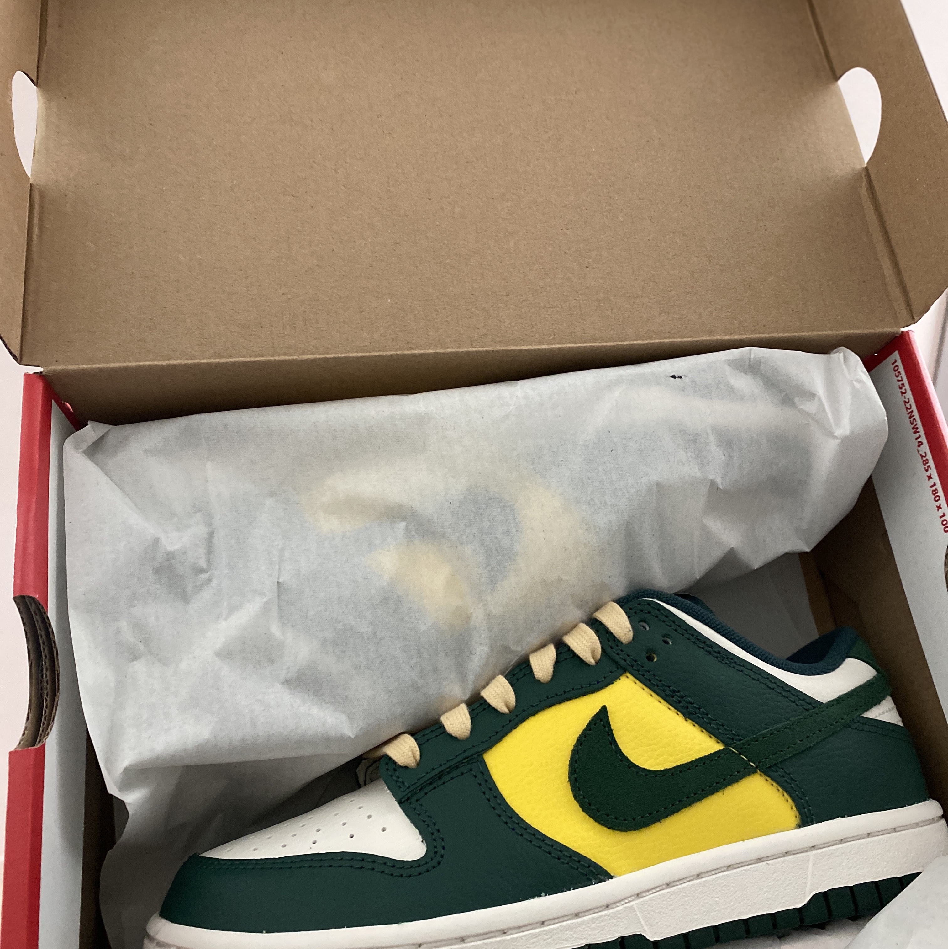 (W) Nike Dunk Low SE Opti Noble Green 착용 스타일 - 2