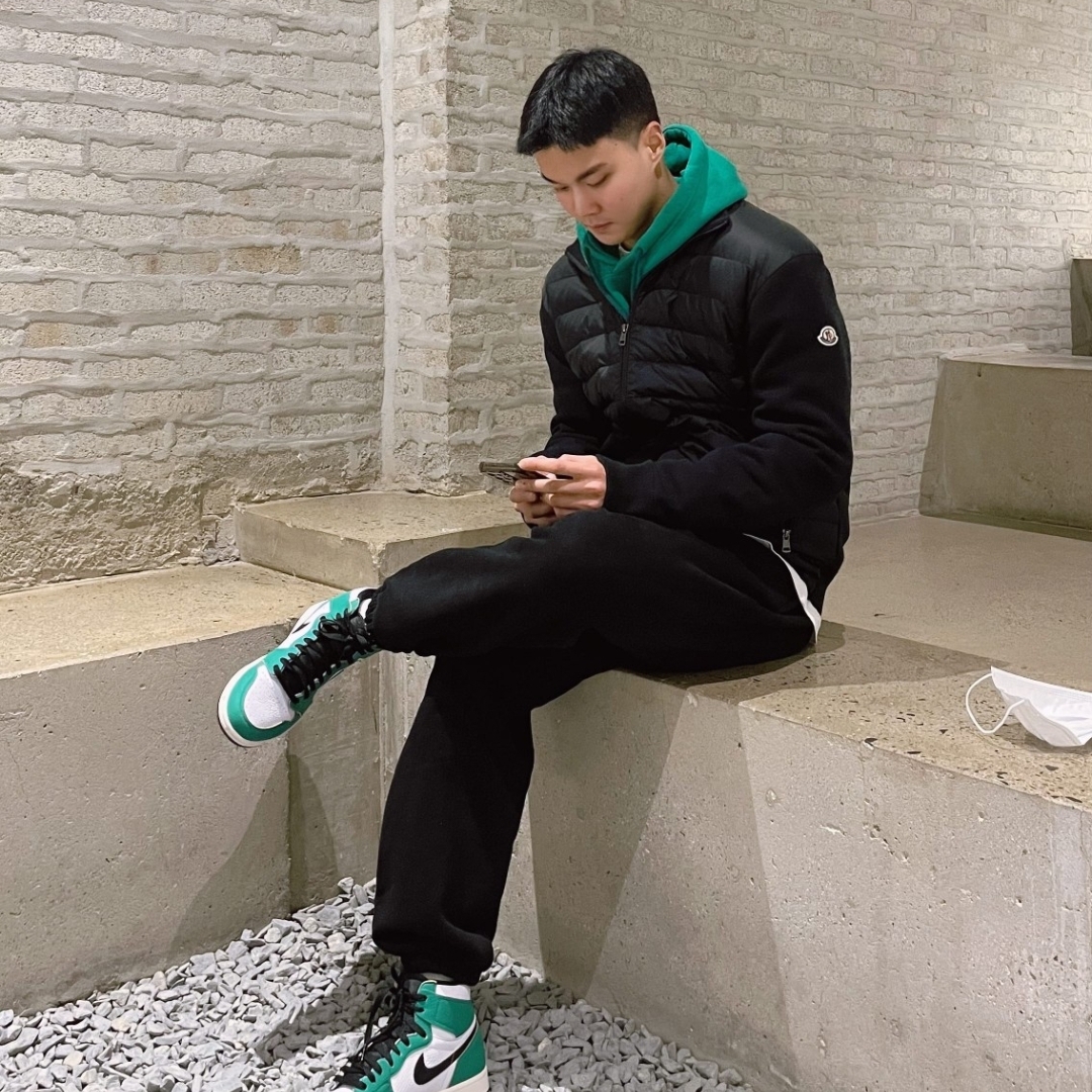 (W) Jordan 1 Retro High OG Lucky Green 착용 스타일