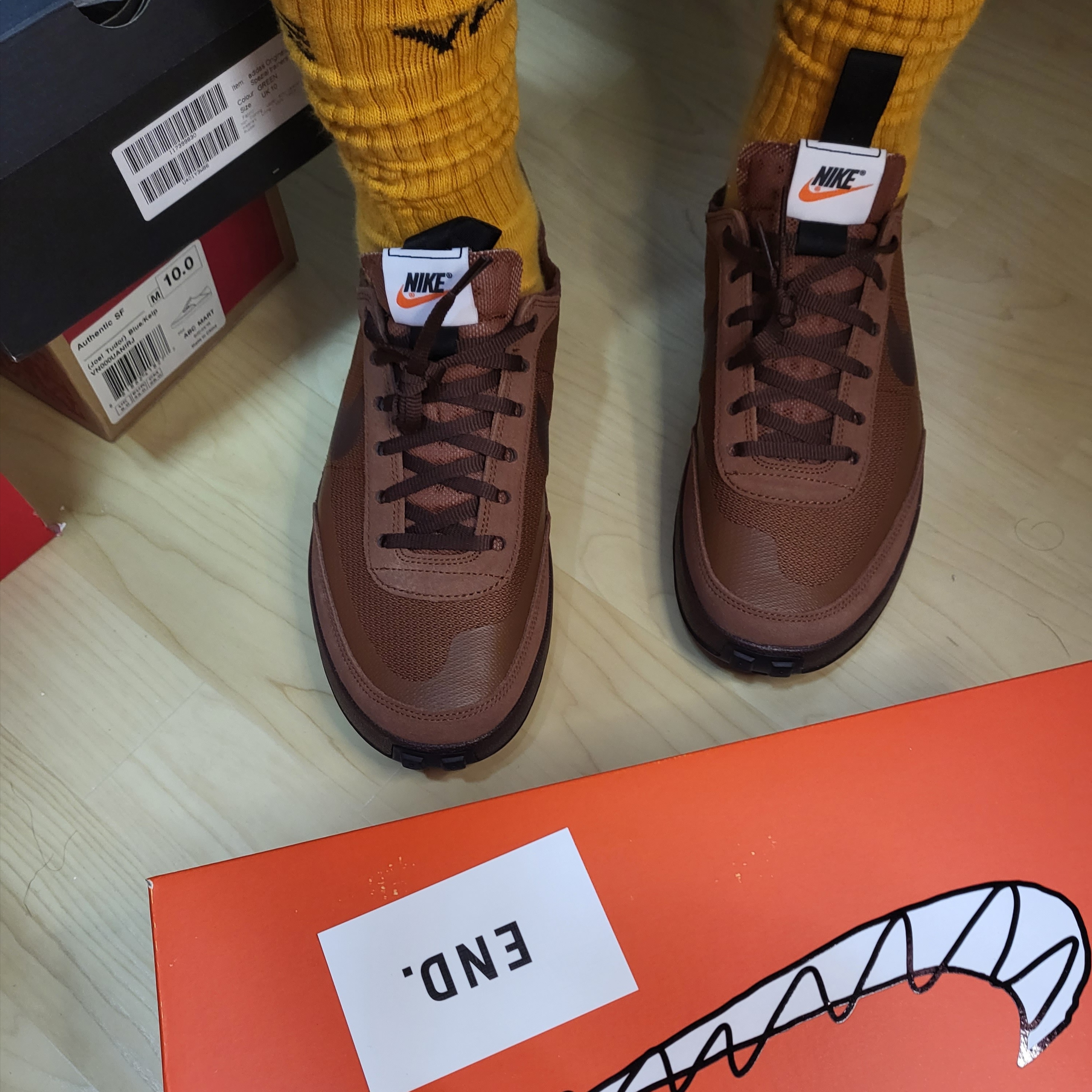 Nike x Tom Sachs General Purpose Shoe Brown 착용 스타일