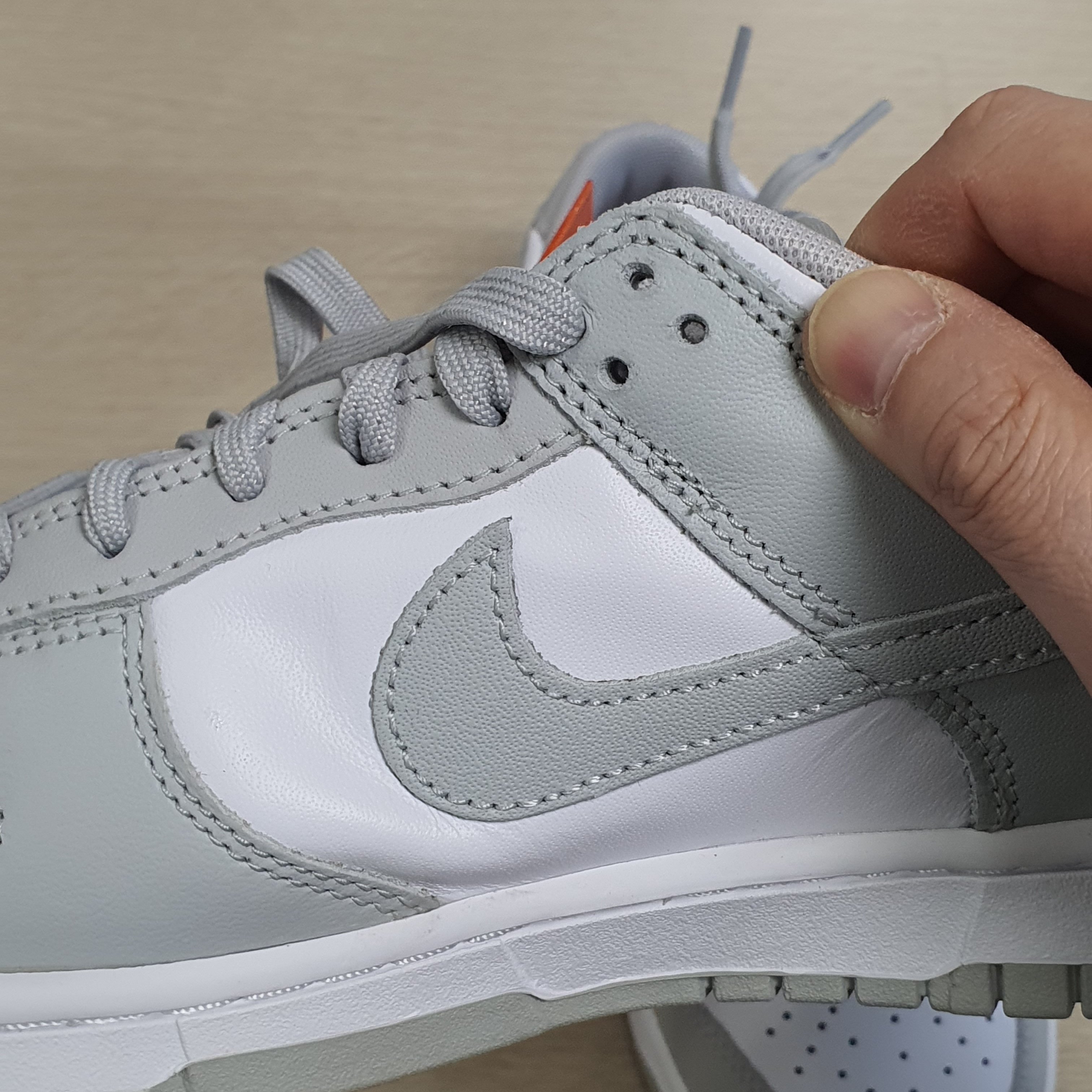 Nike Dunk Low Retro Grey Fog 착용 스타일 - 3