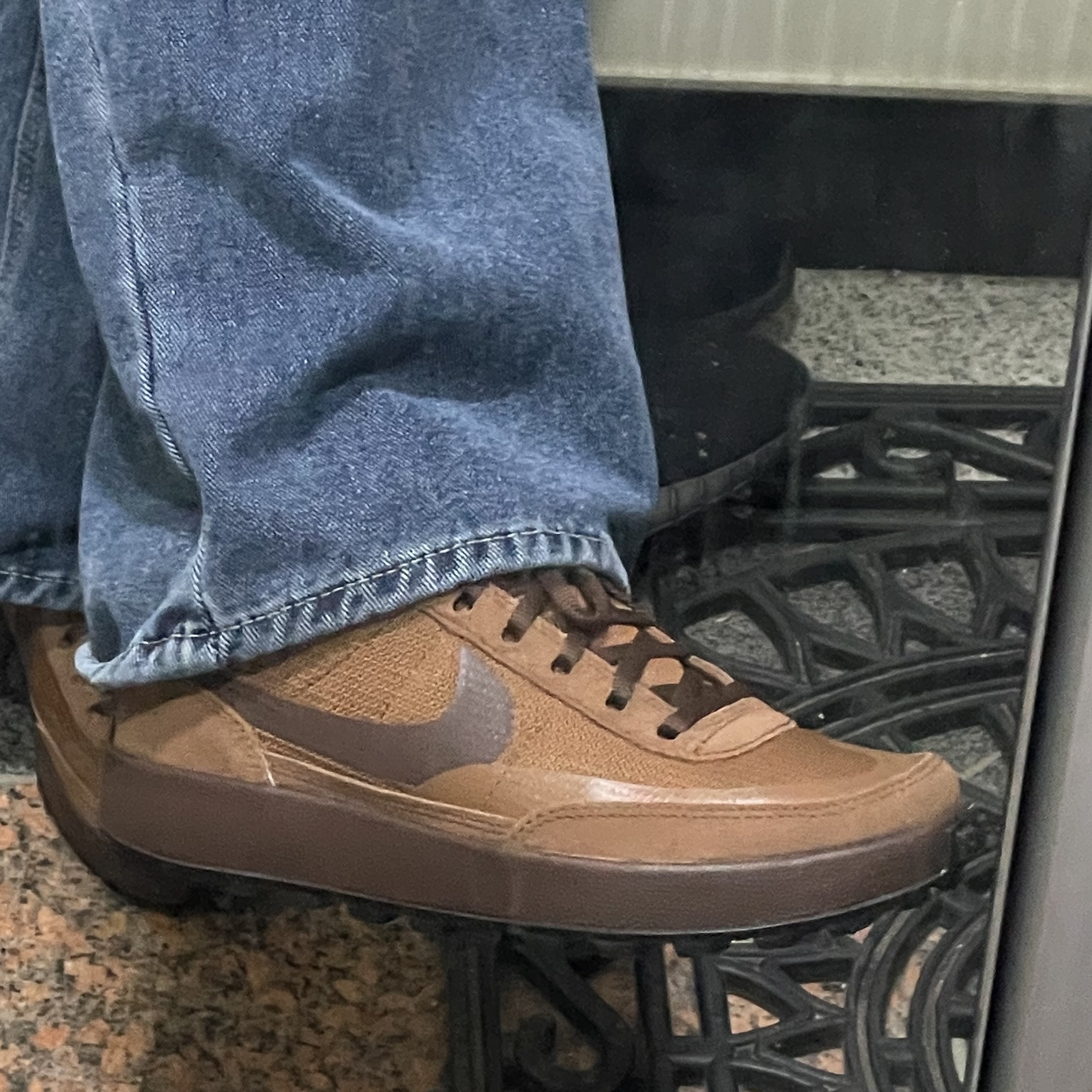 Nike x Tom Sachs General Purpose Shoe Brown 착용 스타일 - 1