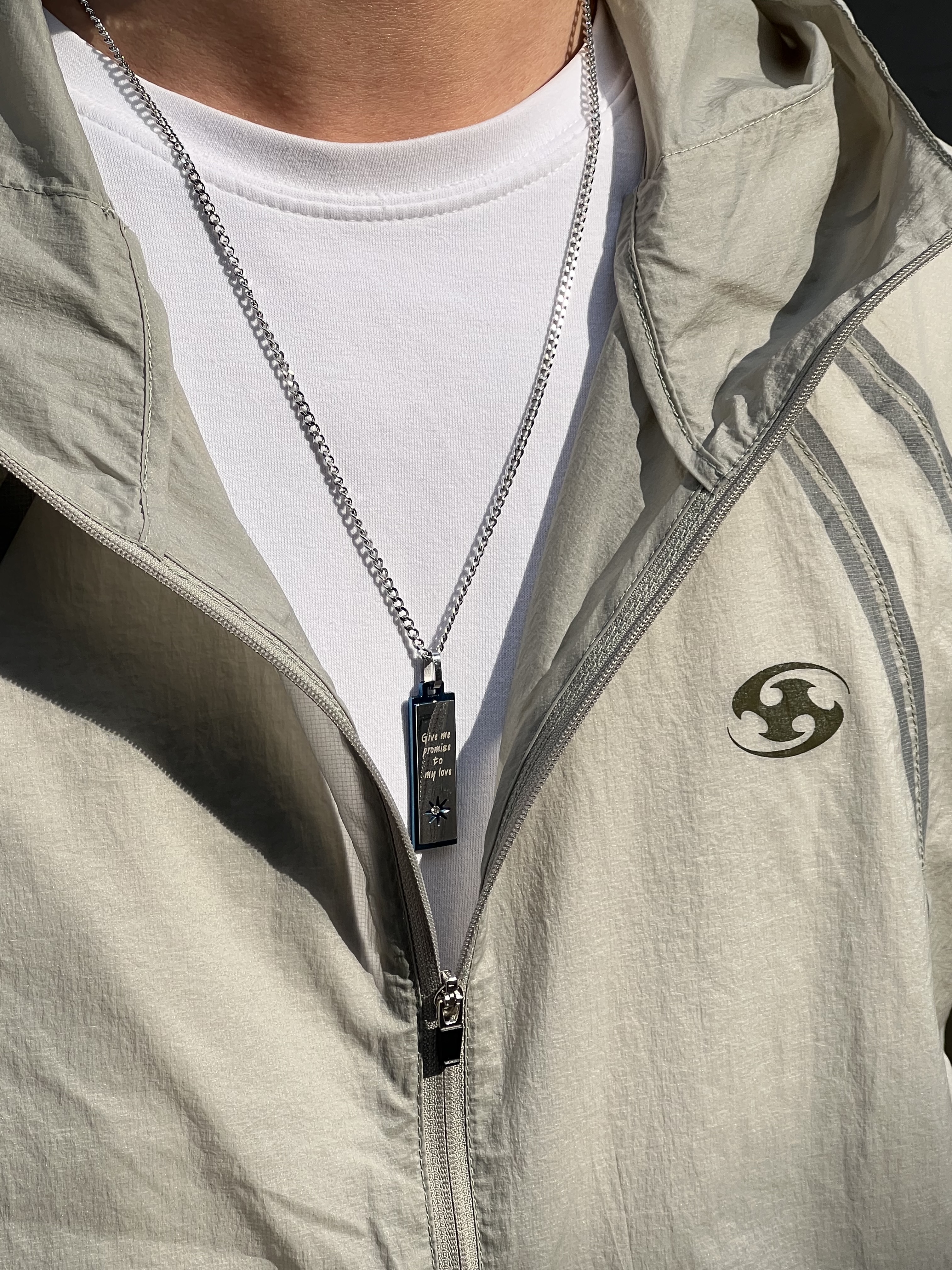 Sansan Gear Seam Sealing Jacket Jade - 22FW, Asics Jog 100 S Sheet Rock - 2E Wide 착용 스타일 - 3