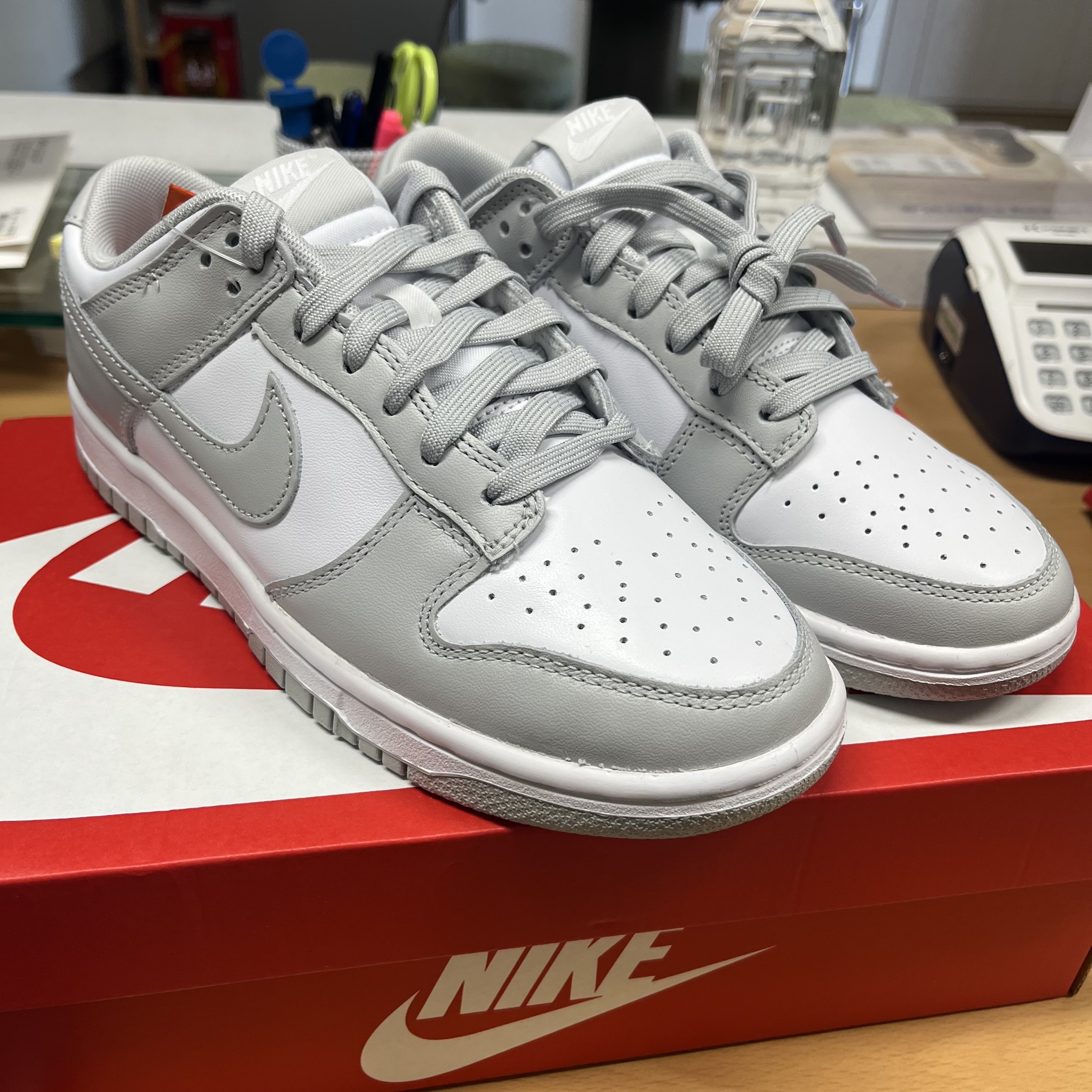 Nike Dunk Low Retro Grey Fog 착용 스타일