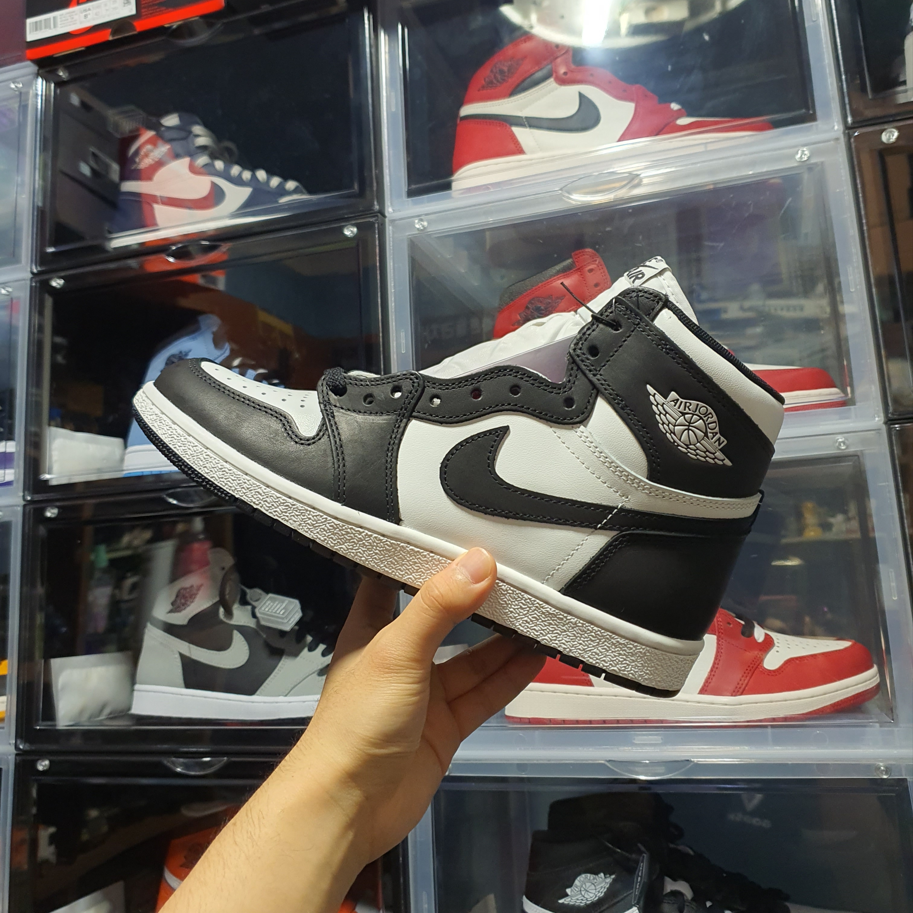 Jordan 1 High 85 Black White 착용 스타일