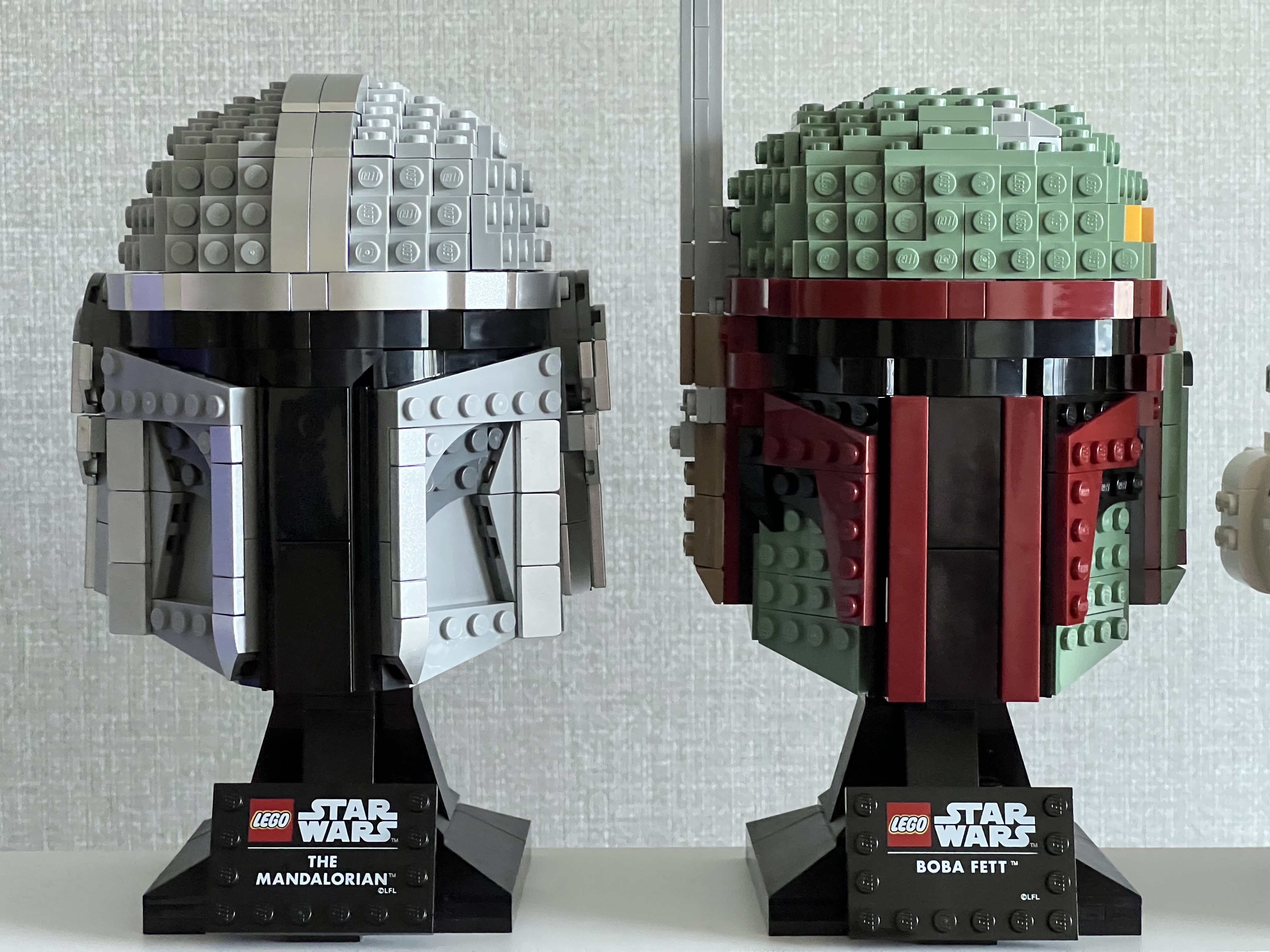 Lego Star Wars Boba Fett Helmet, Lego Star Wars The Mandalorian Helmet 착용 스타일