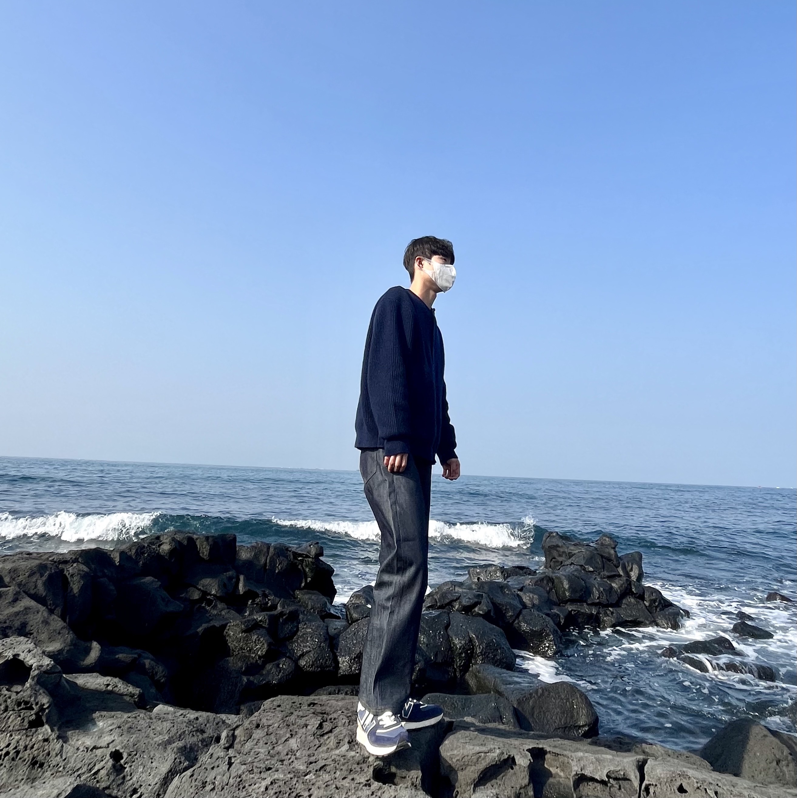 New Balance 574 Legacy Navy 착용 스타일