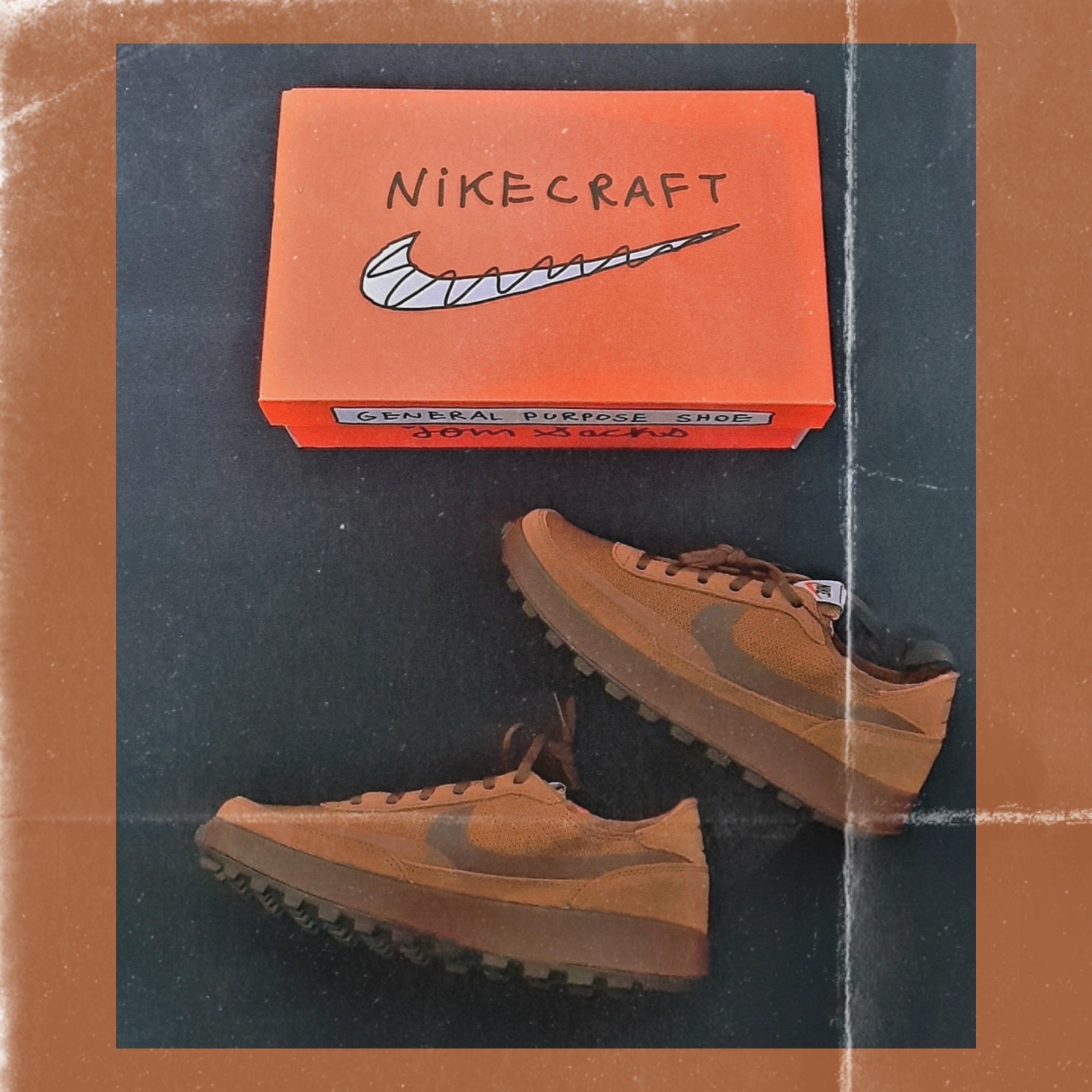 Nike x Tom Sachs General Purpose Shoe Brown 착용 스타일