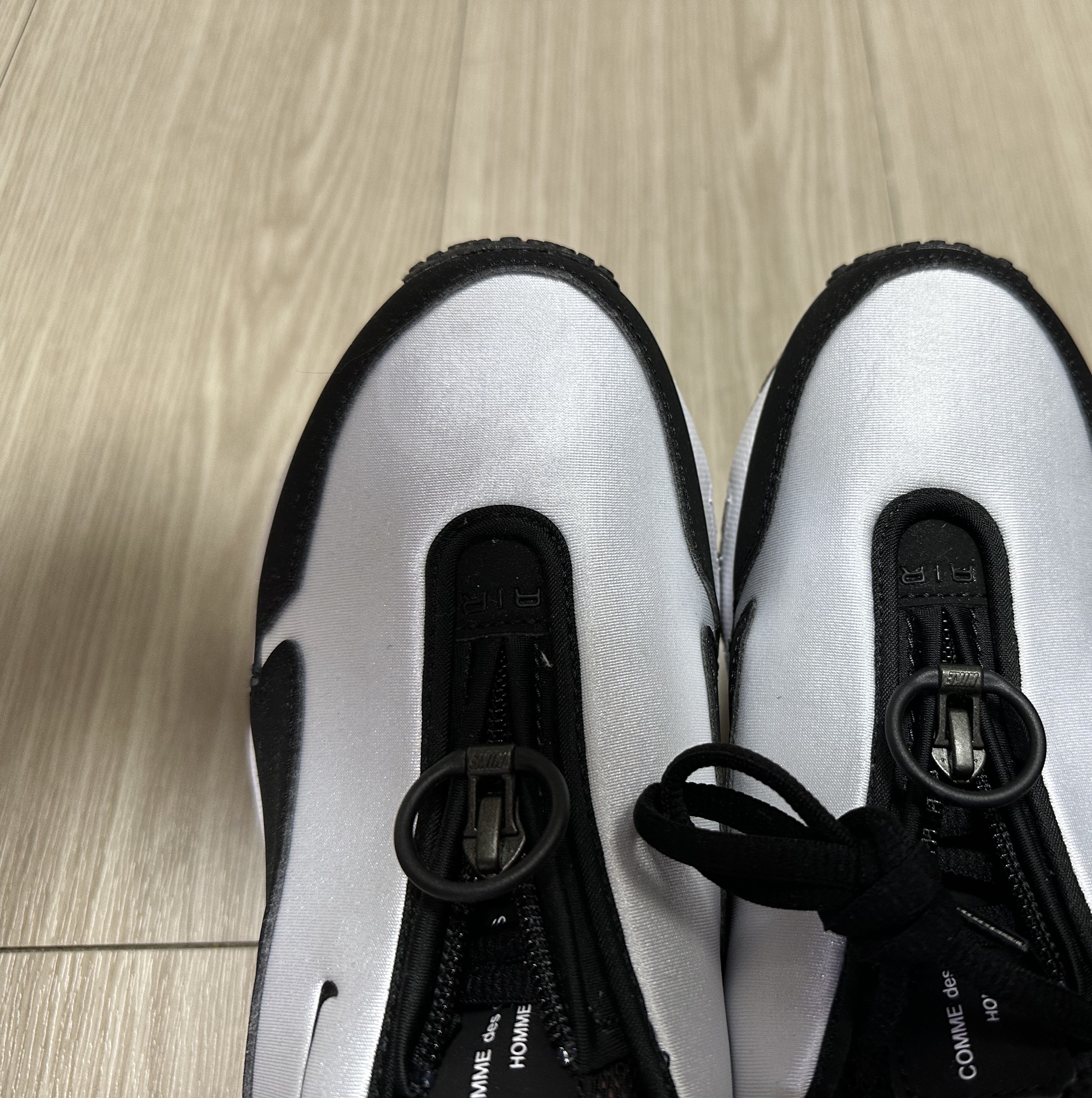 Nike x Comme des Garcons Homme Plus Air Max Sunder SP Black 착용 스타일 - 2