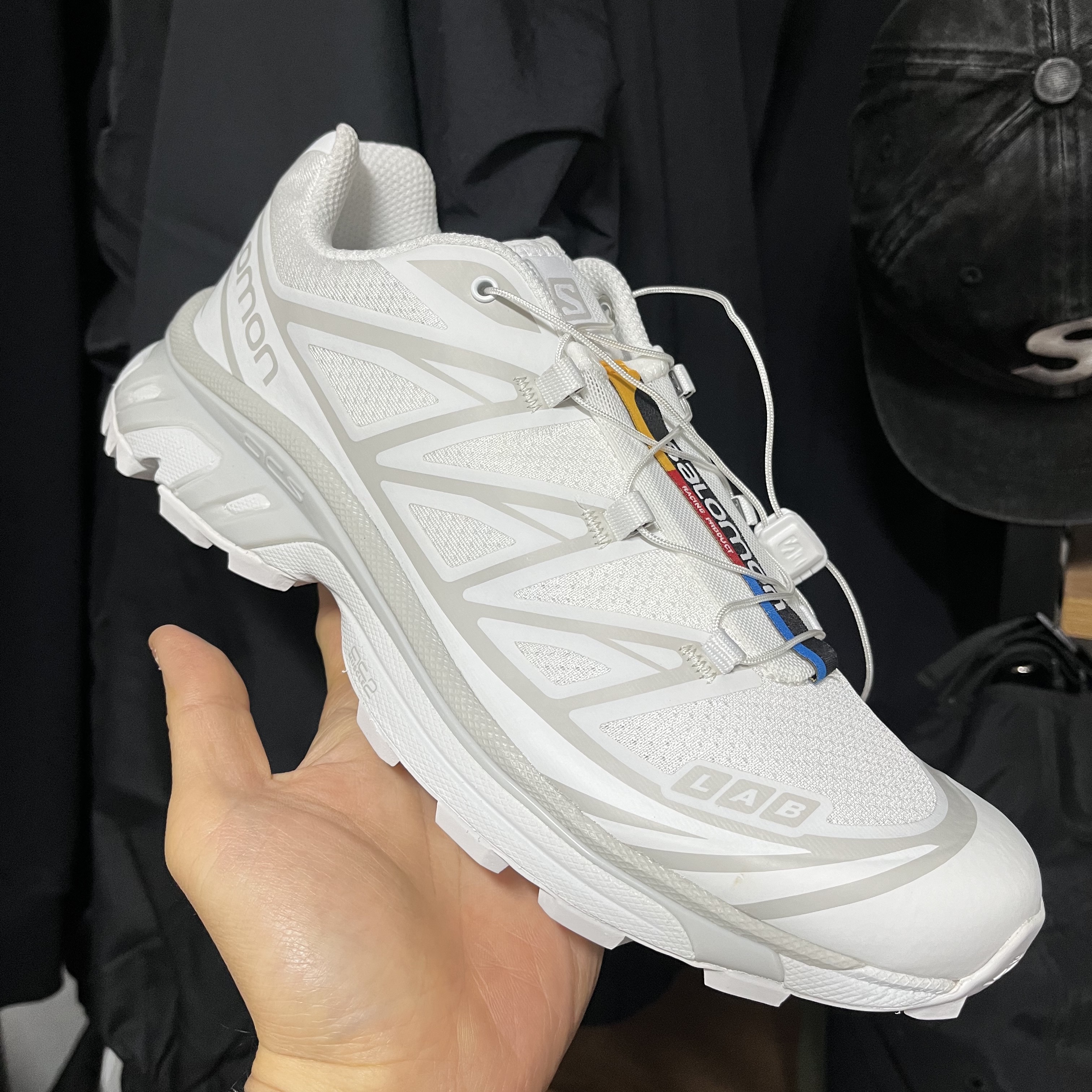 Salomon XT-6 ADV White 착용 스타일 - 1