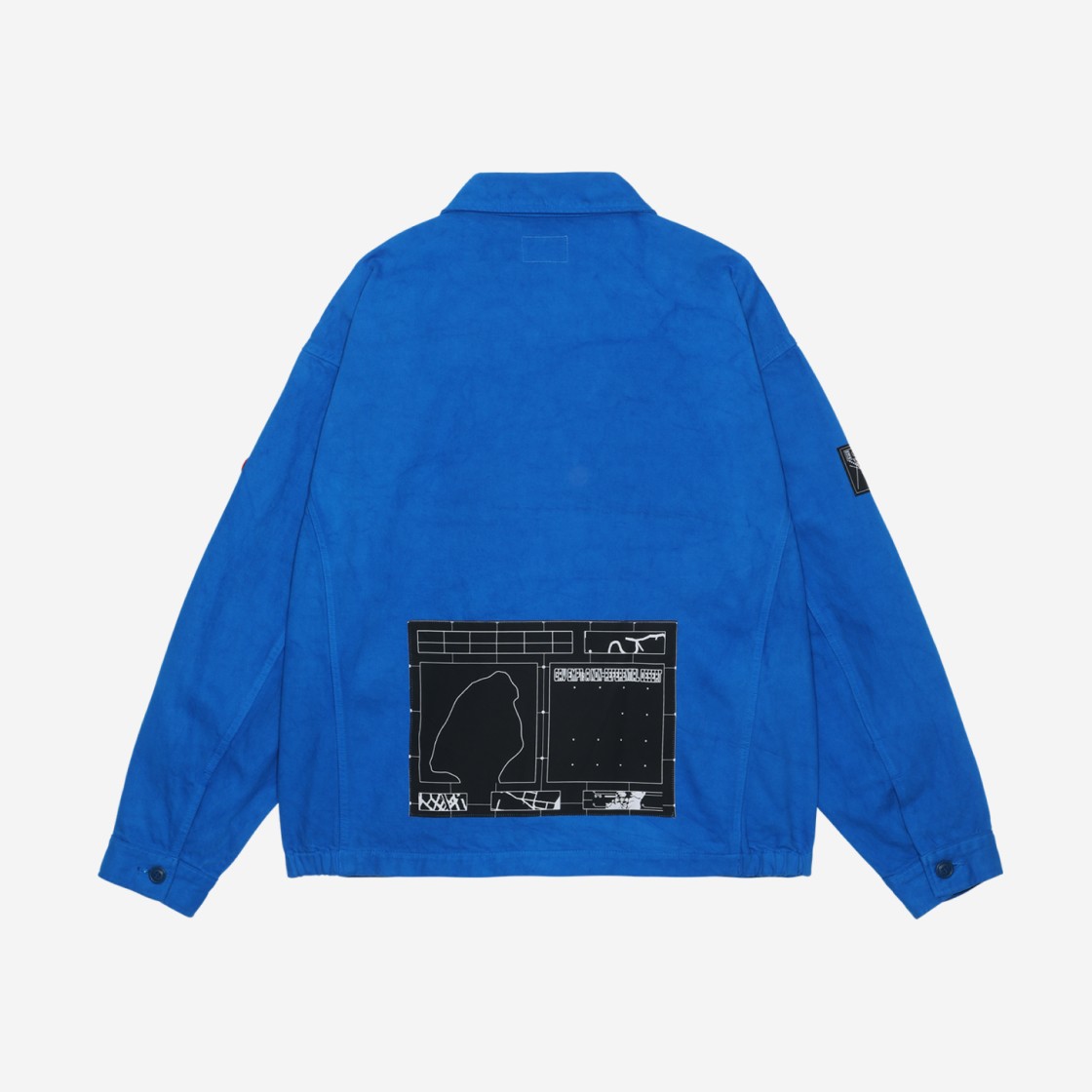 Cav Empt Overdye Non-Referential Jacket Blue - 23SS 상세 이미지 2