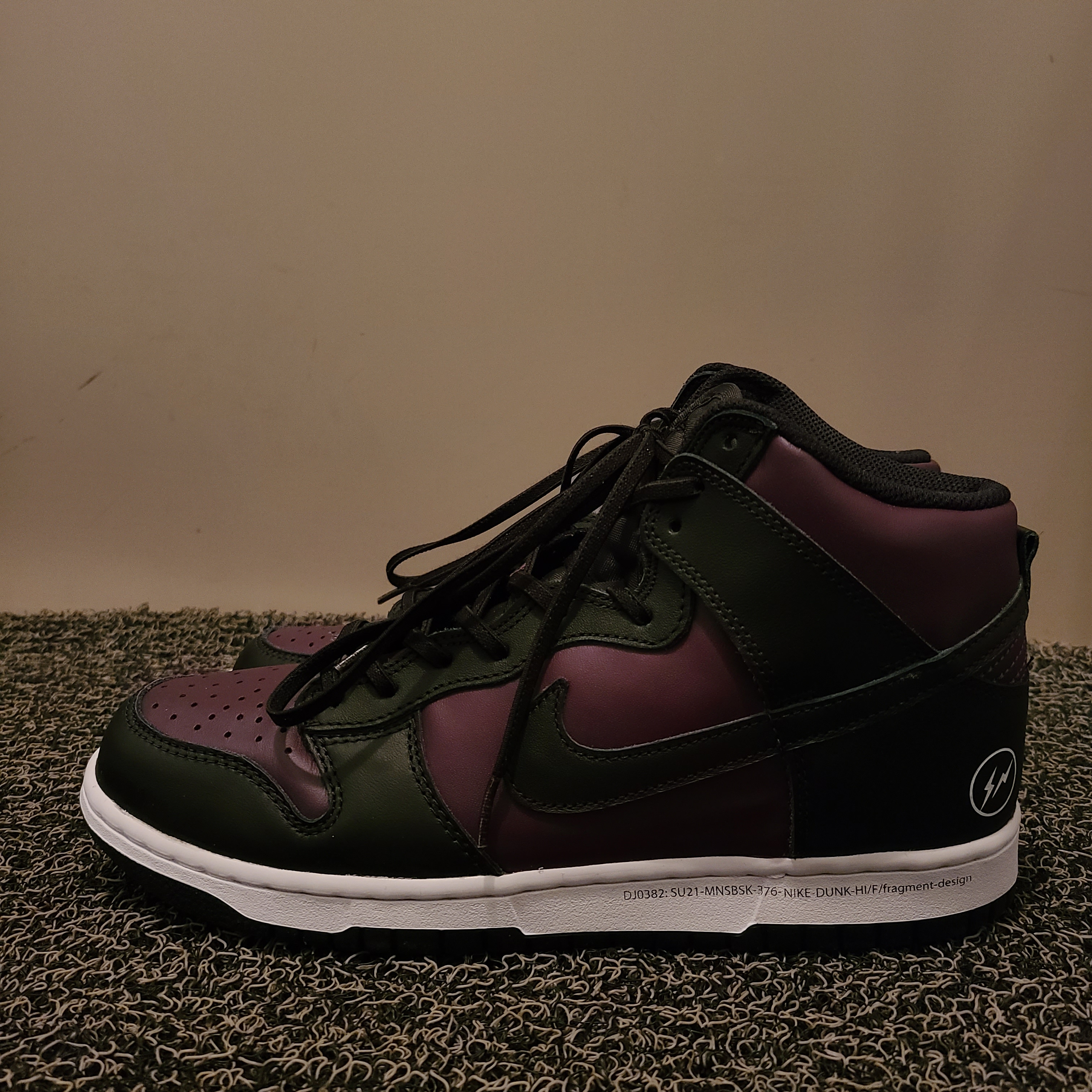 Nike x Fragment Dunk High Black 착용 스타일