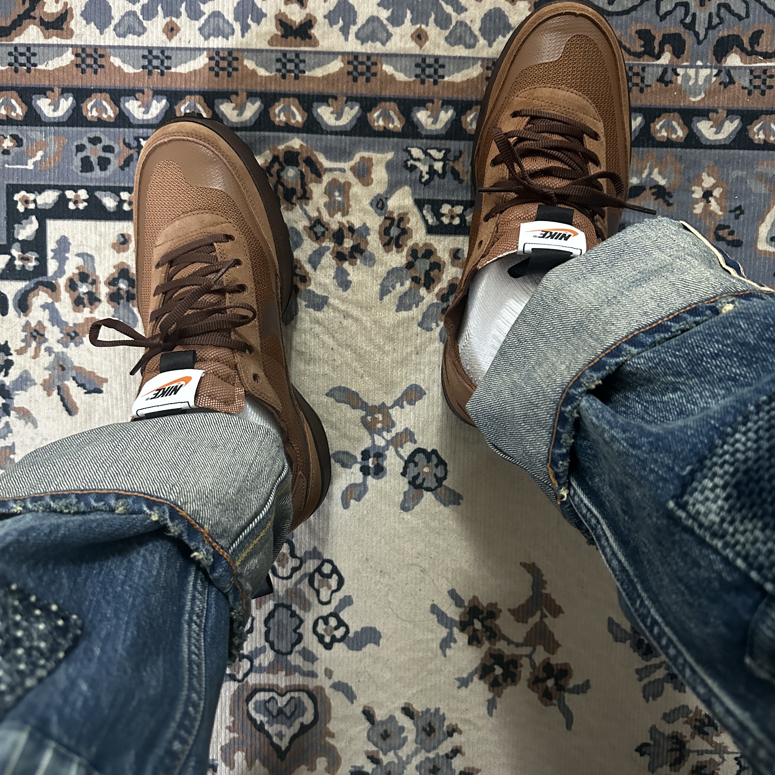 Nike x Tom Sachs General Purpose Shoe Brown 착용 스타일 - 4