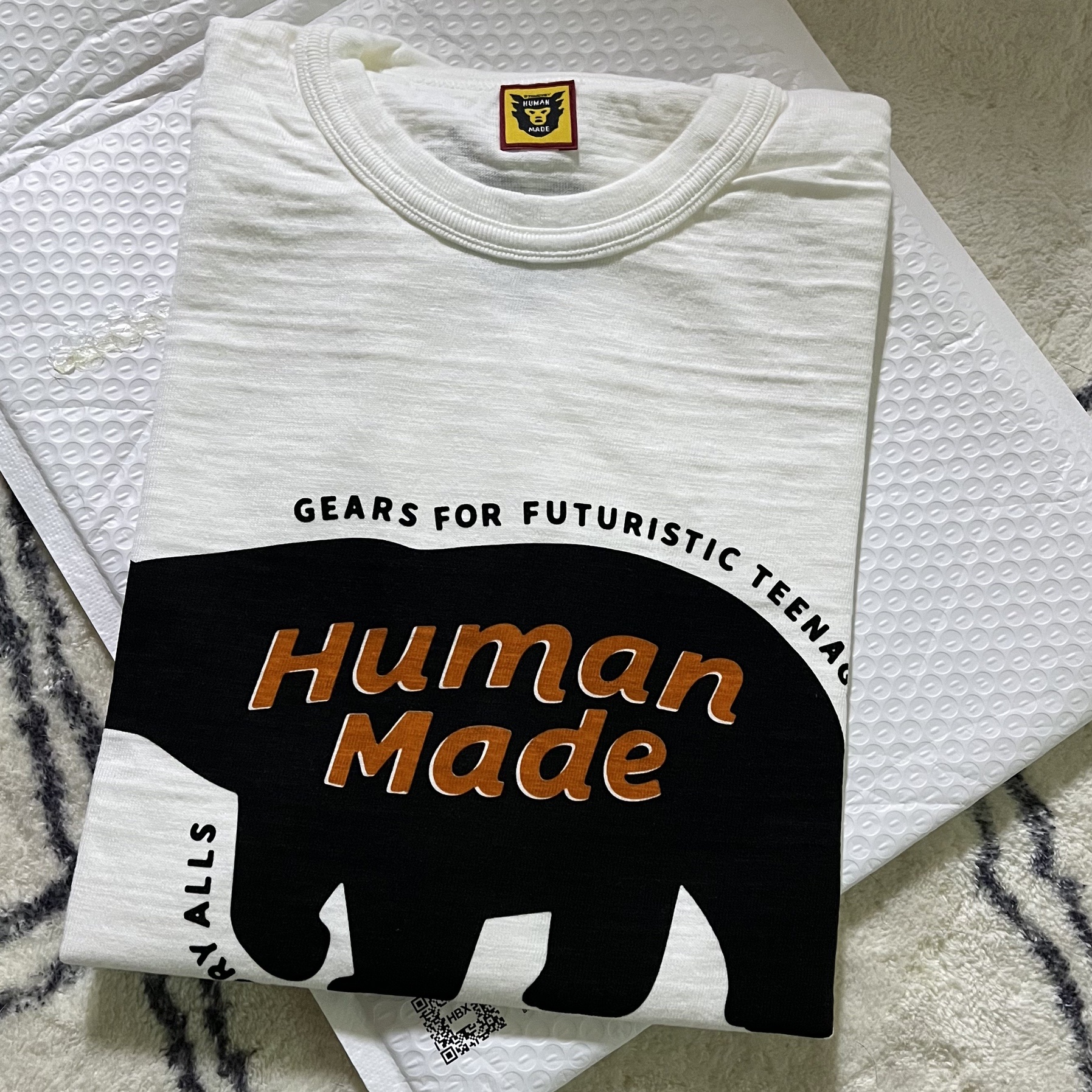 Human Made Graphic T-Shirt #10 White 착용 스타일