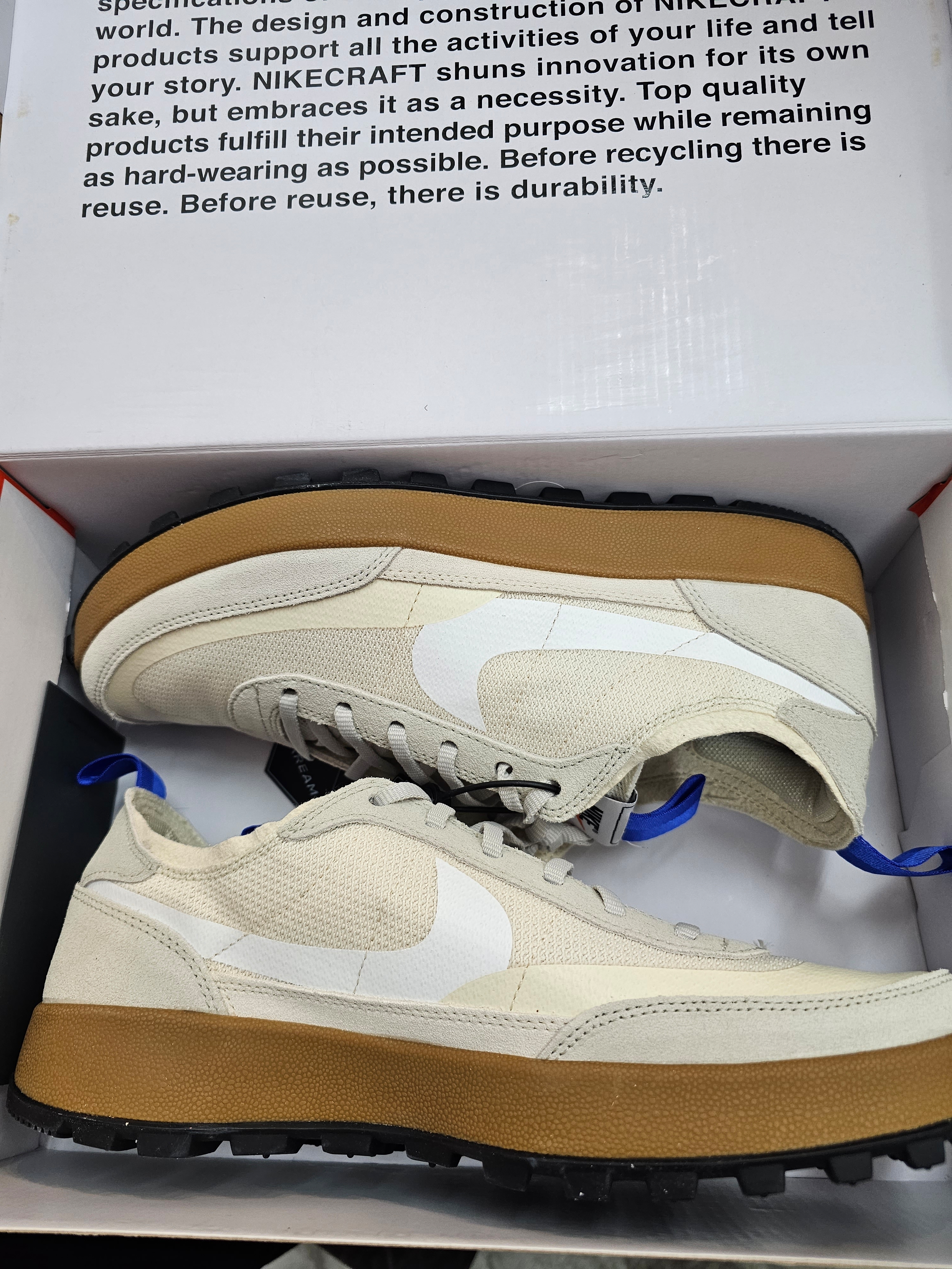 Nike x Tom Sachs General Purpose Shoe Light Cream 착용 스타일