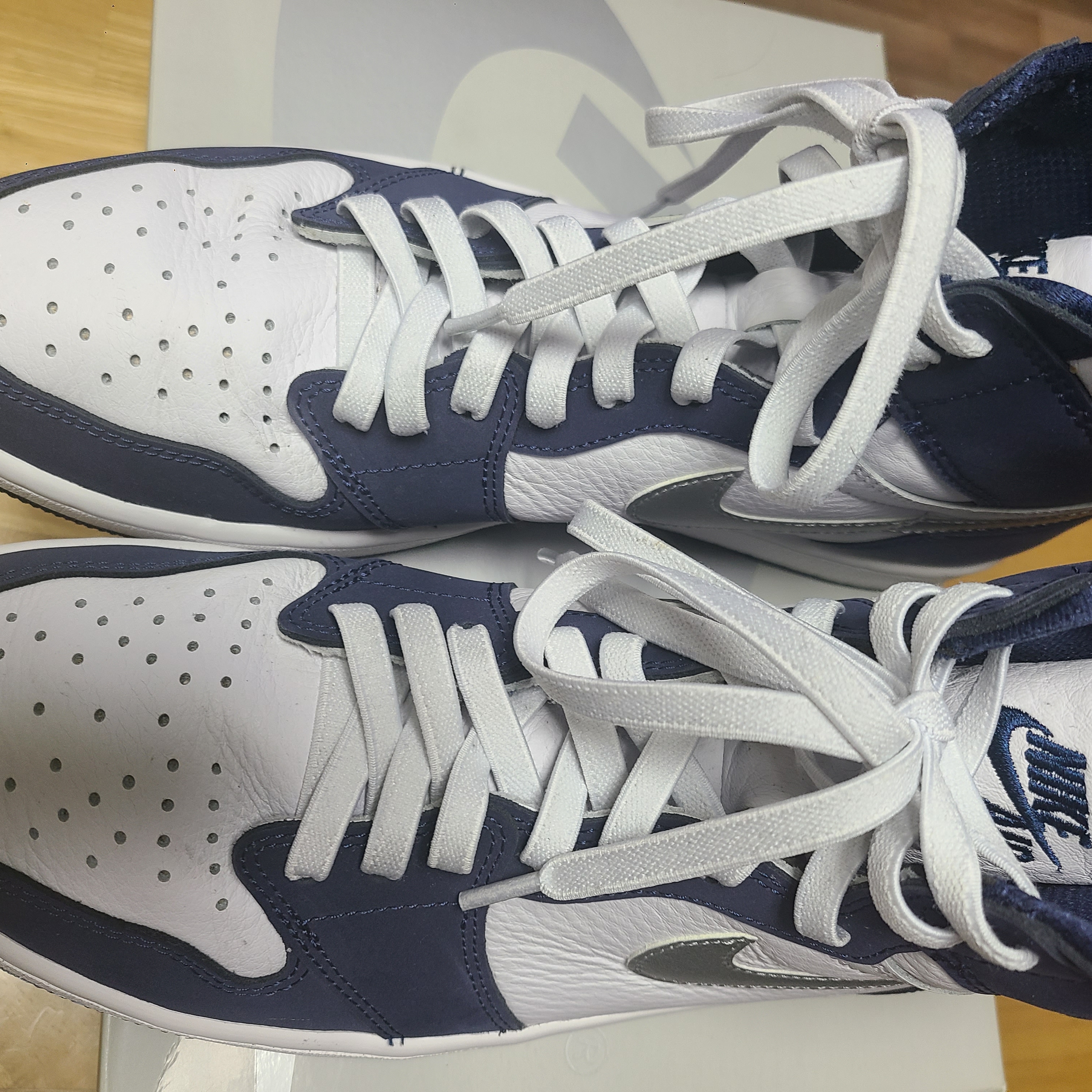 Jordan 1 Retro High OG CO.JP Midnight Navy 착용 스타일