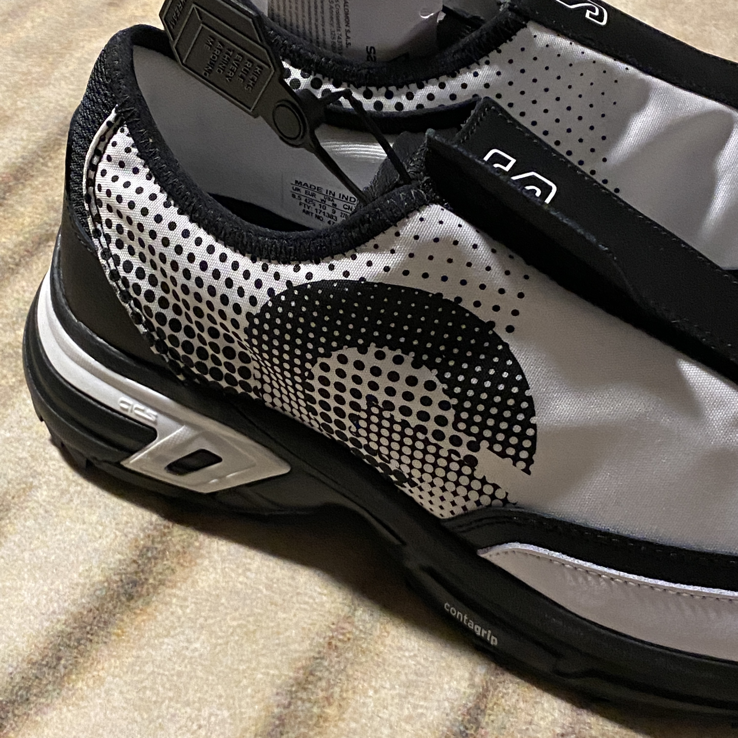 Salomon x Comme des Garcons Homme Plus SR901E White Black 착용 스타일
