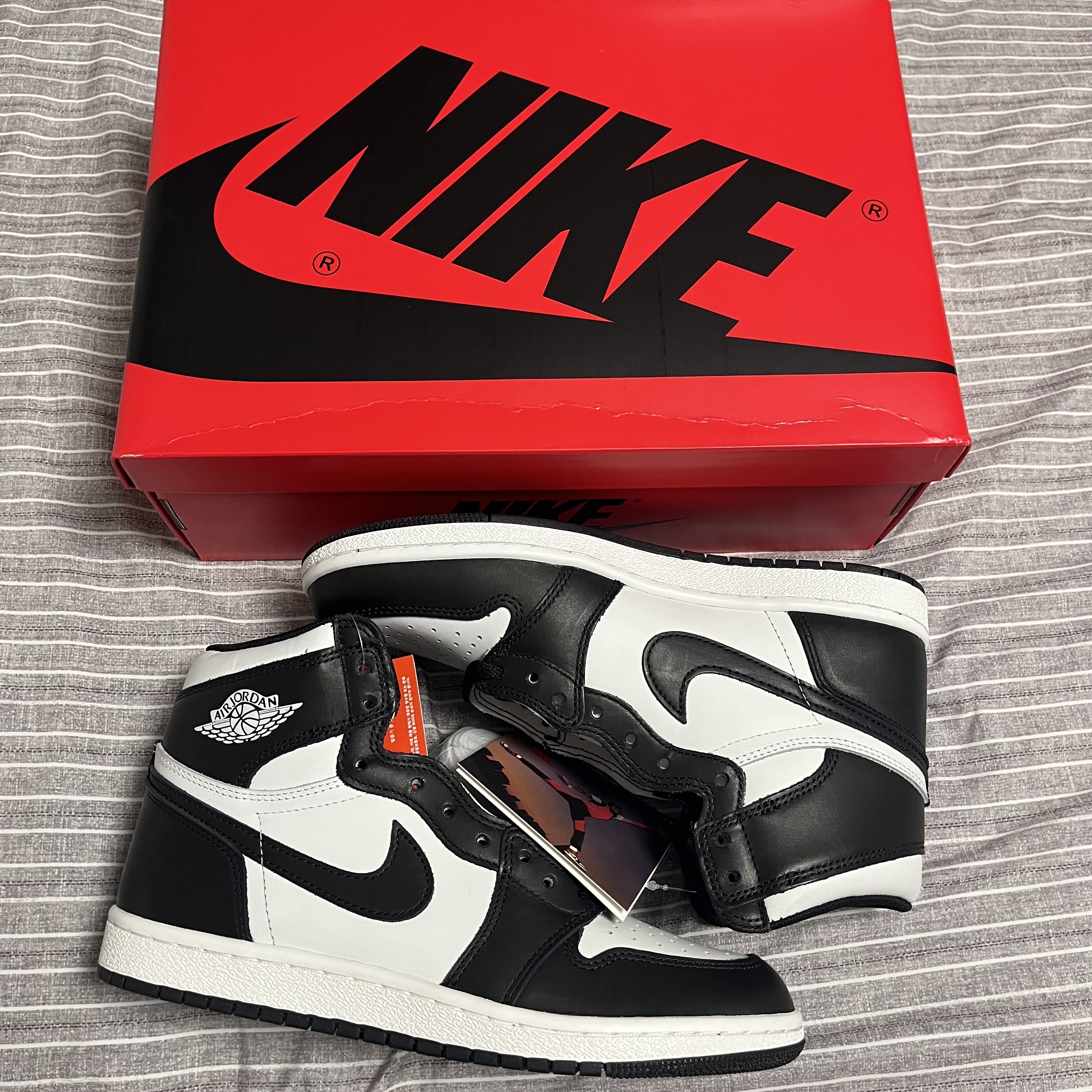 Jordan 1 High 85 Black White 착용 스타일 - 1