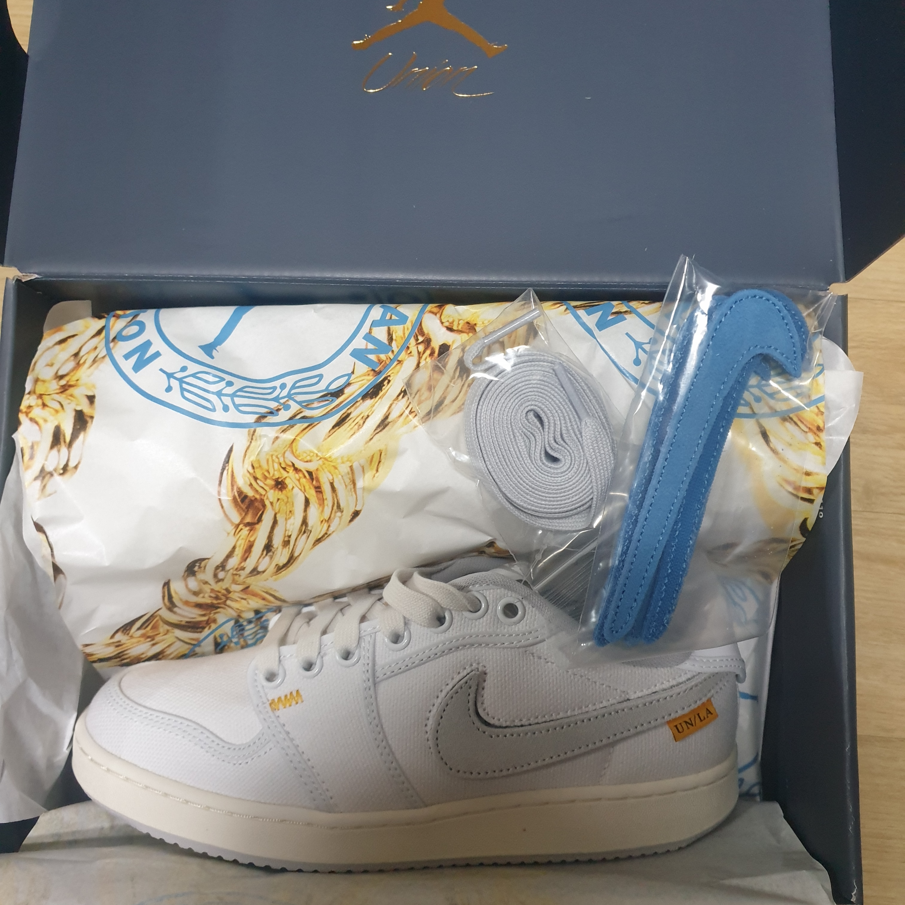 Jordan 1 x Union KO Low White 착용 스타일