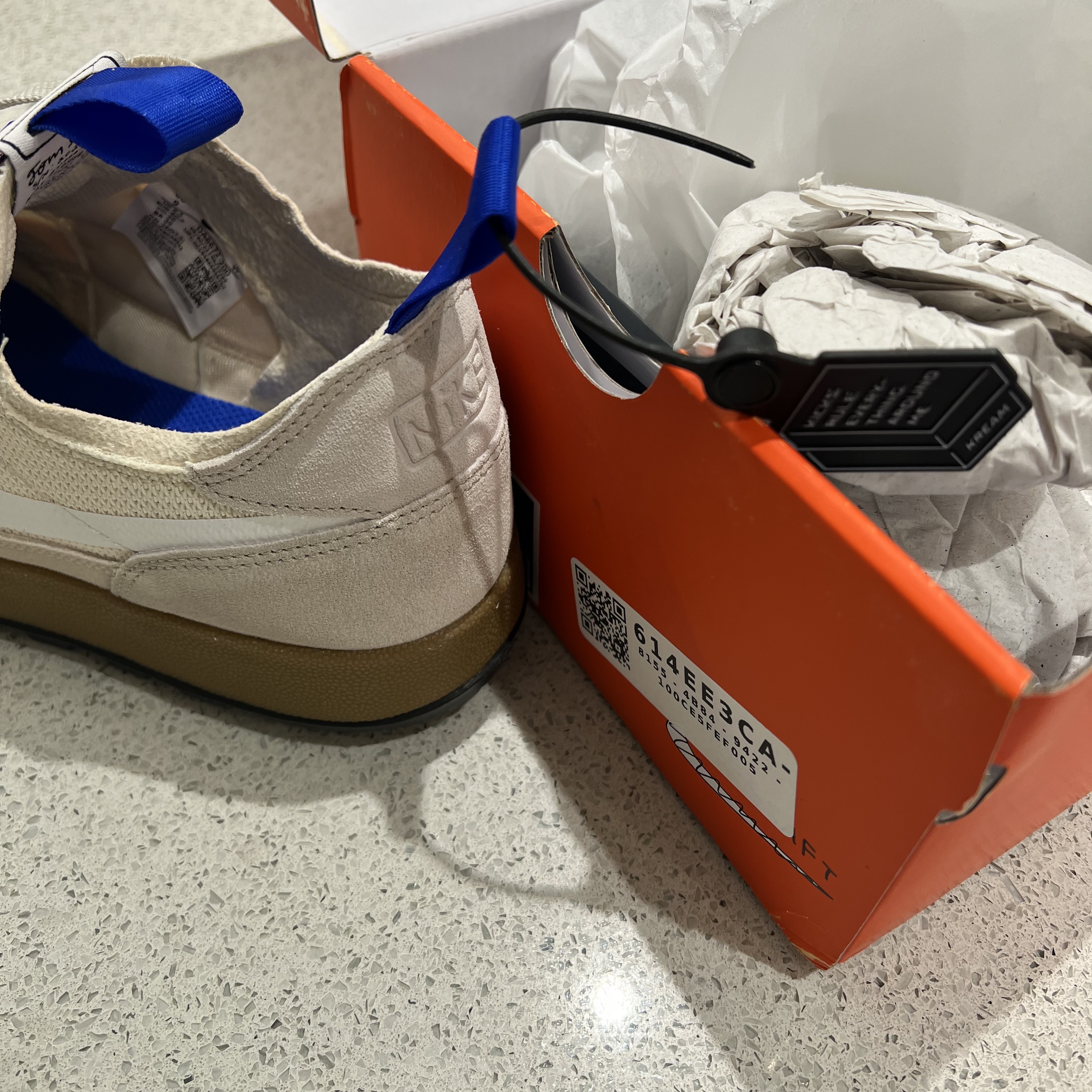 Nike x Tom Sachs General Purpose Shoe Light Cream 착용 스타일