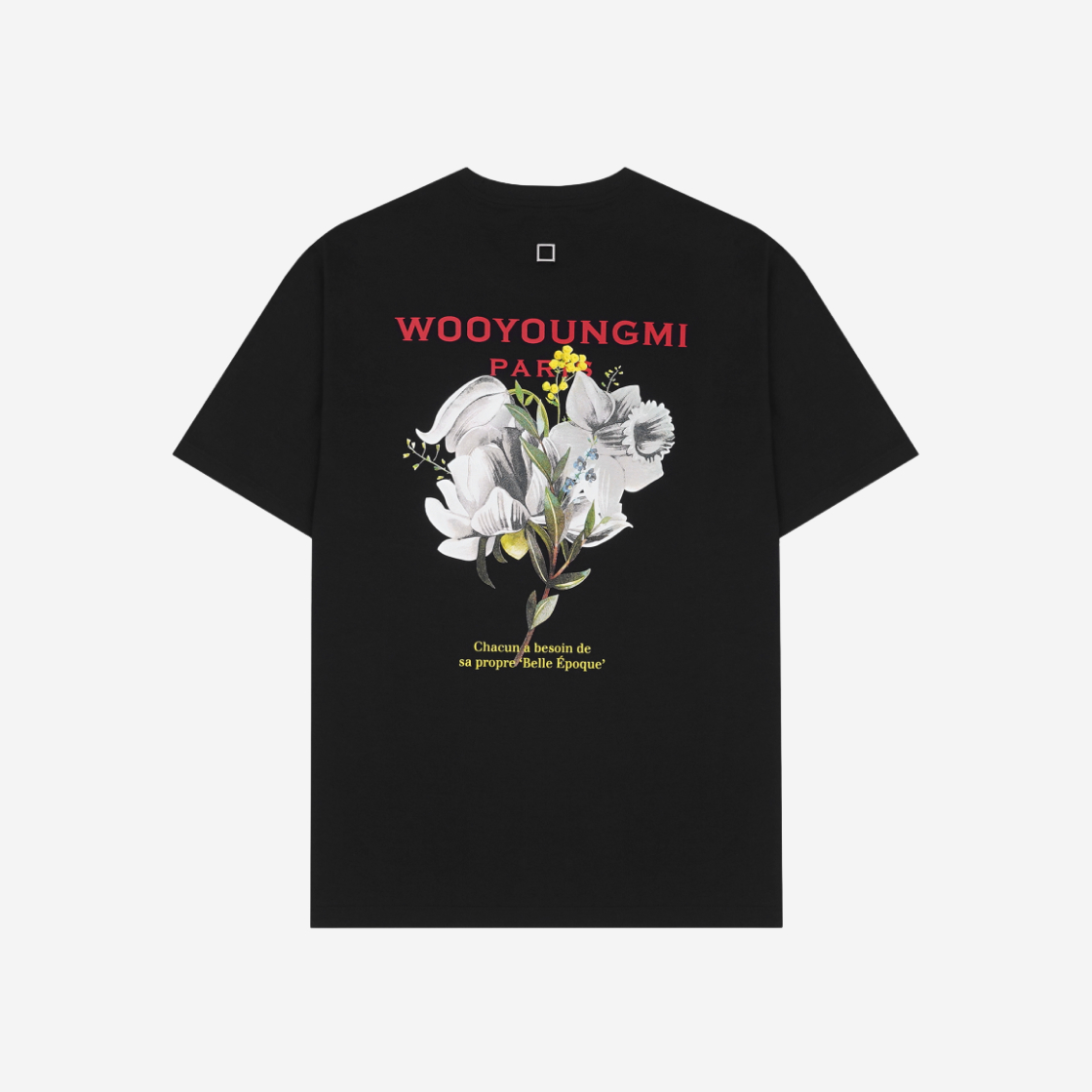 Wooyoungmi Flower Back Logo Shirt Navy - シャツ