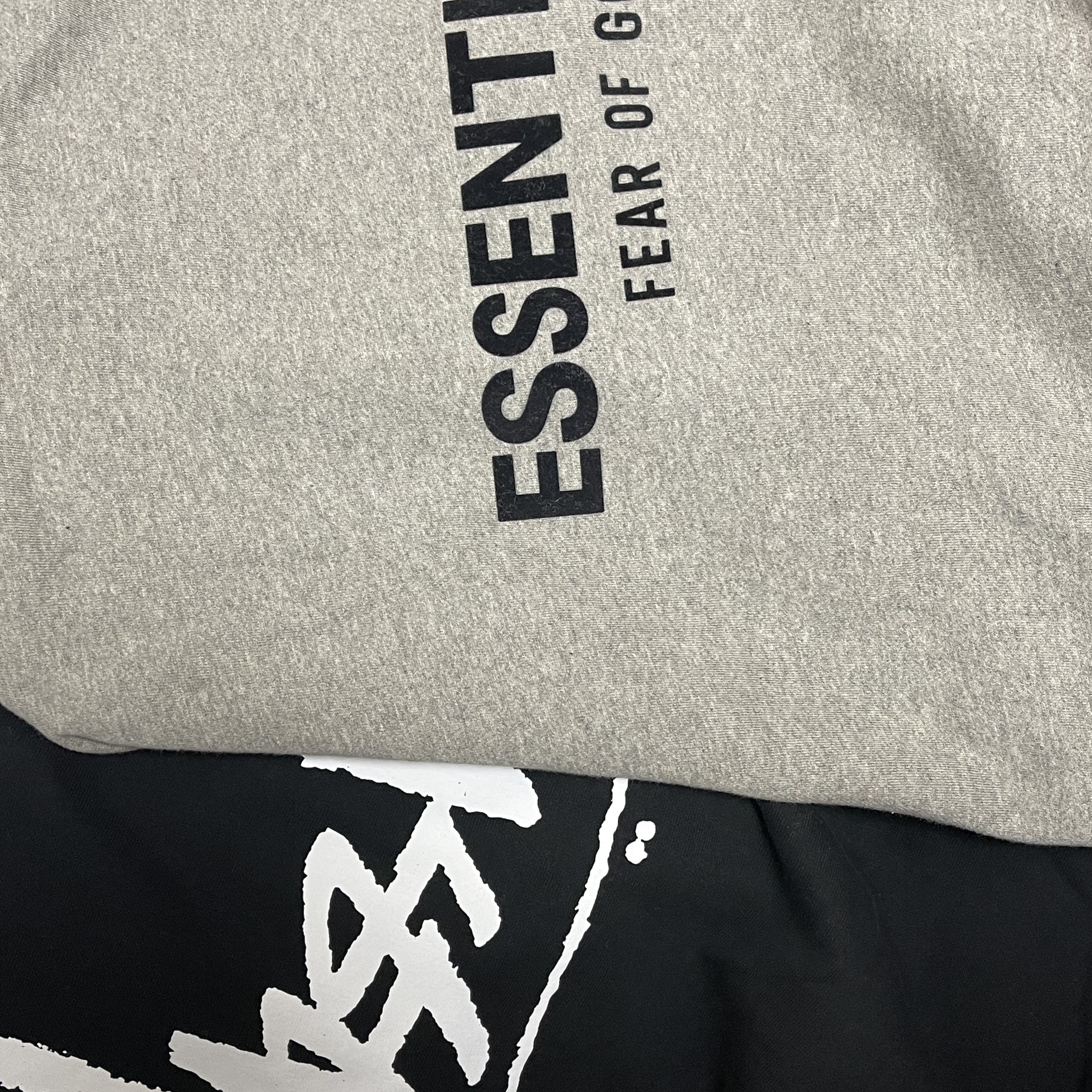 Essentials The Core Collection Hoodie Dark Oatmeal, Stussy Flipped Zip Hoodie Black 착용 스타일