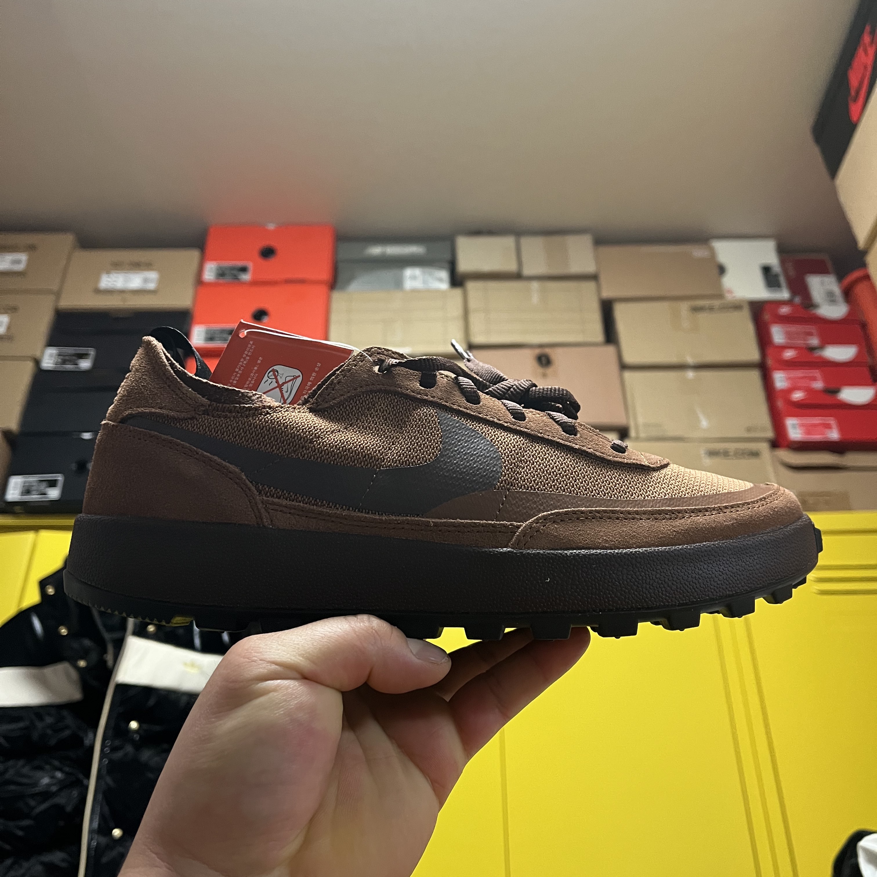 Nike x Tom Sachs General Purpose Shoe Brown 착용 스타일 - 2