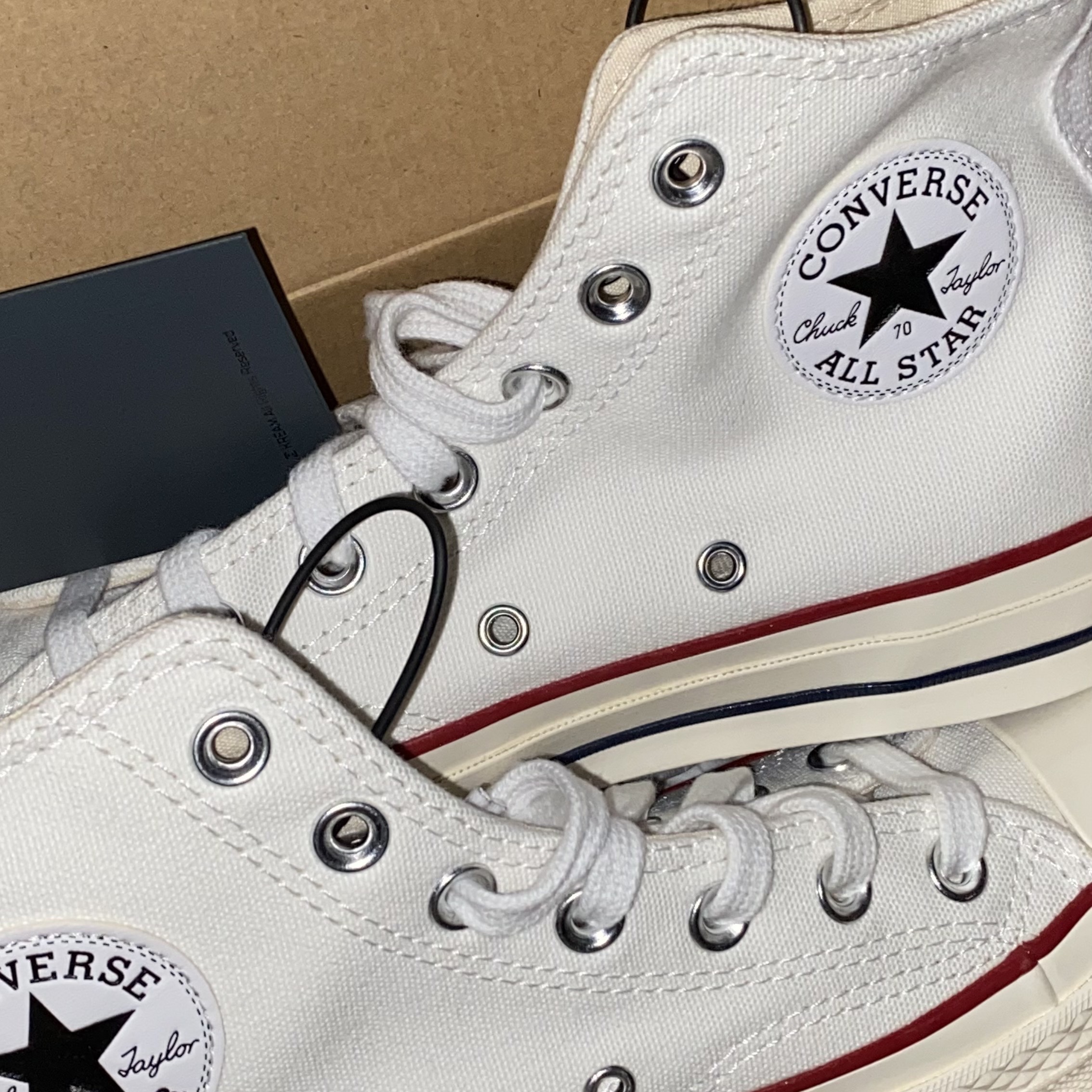 Converse Chuck 70 High Vintage Canvas White 착용 스타일