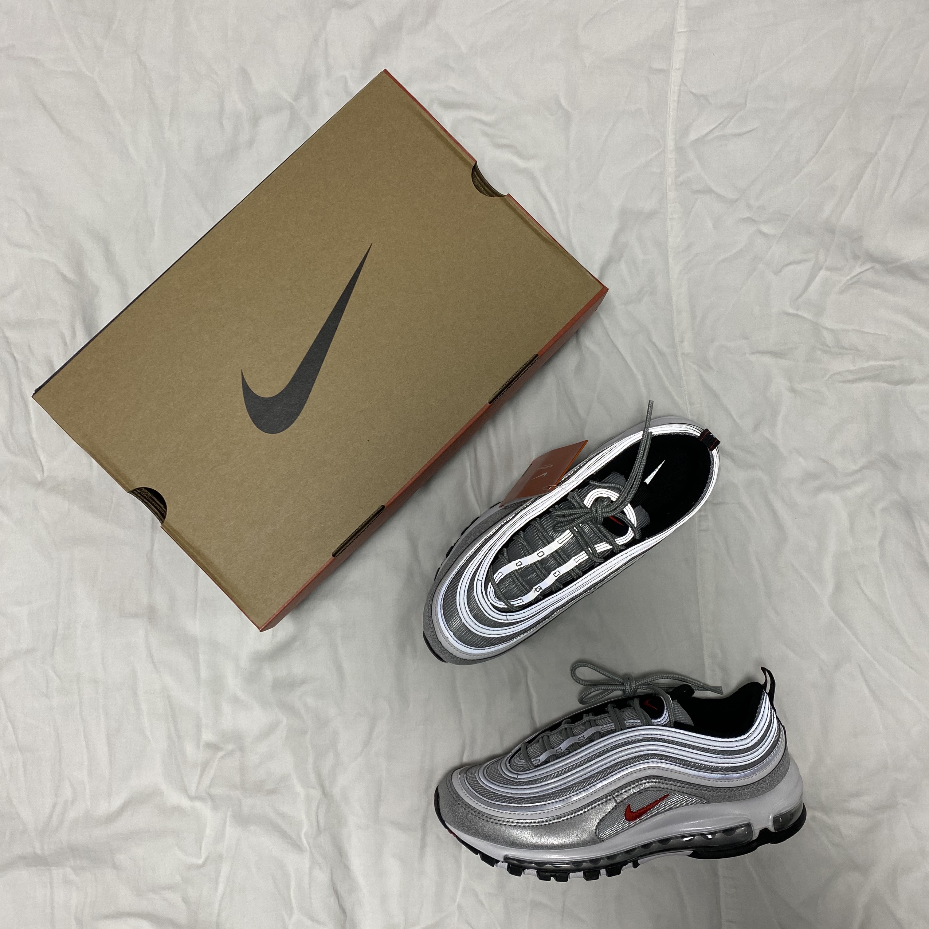 Nike Air Max 97 OG Silver Bullet 2022 착용 스타일 - 2