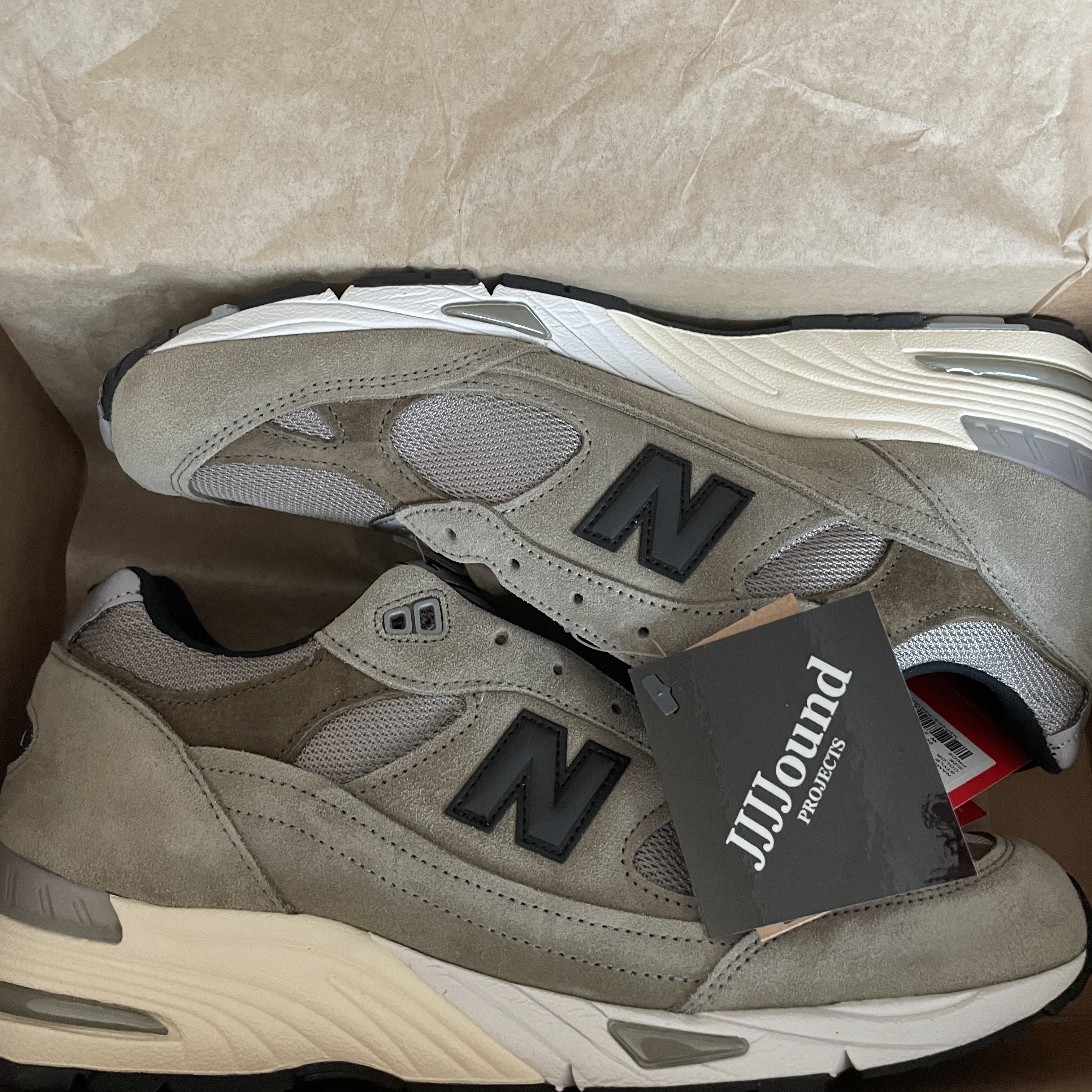New Balance x JJJJound 991 Made in UK Grey 착용 스타일