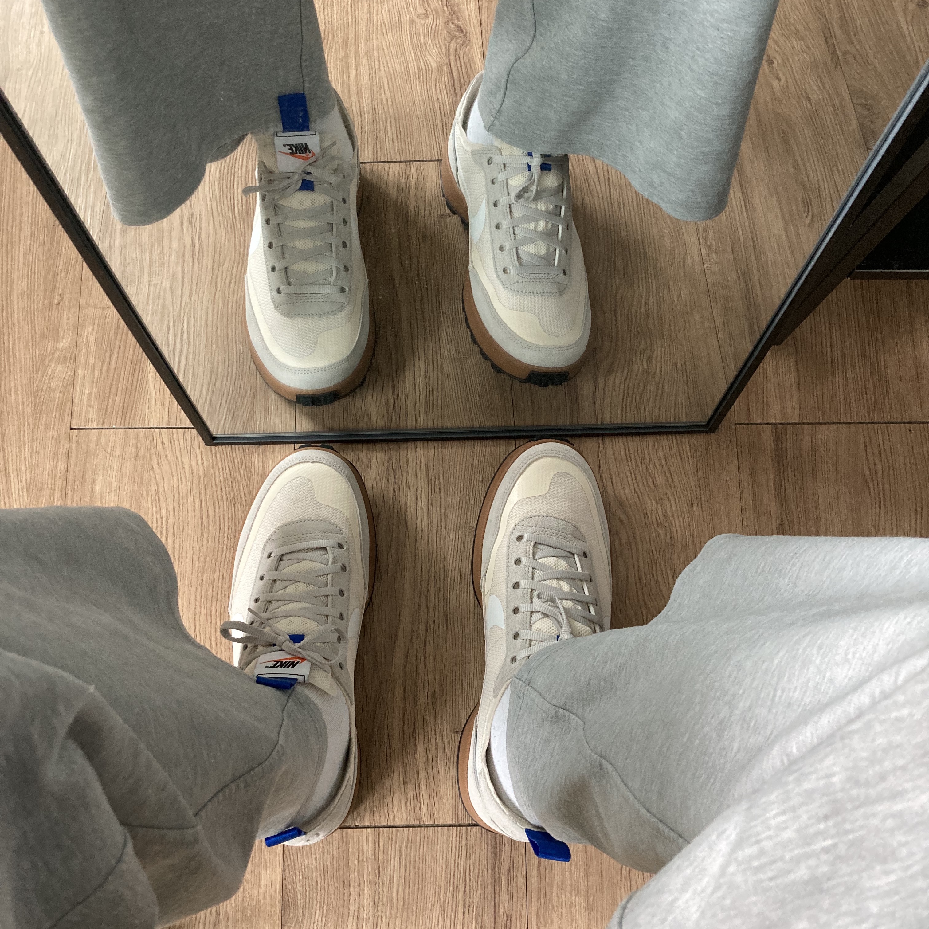 Nike x Tom Sachs General Purpose Shoe Light Cream 착용 스타일