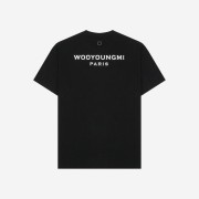 Wooyoungmi White Back Logo T-Shirt Black - 22FW