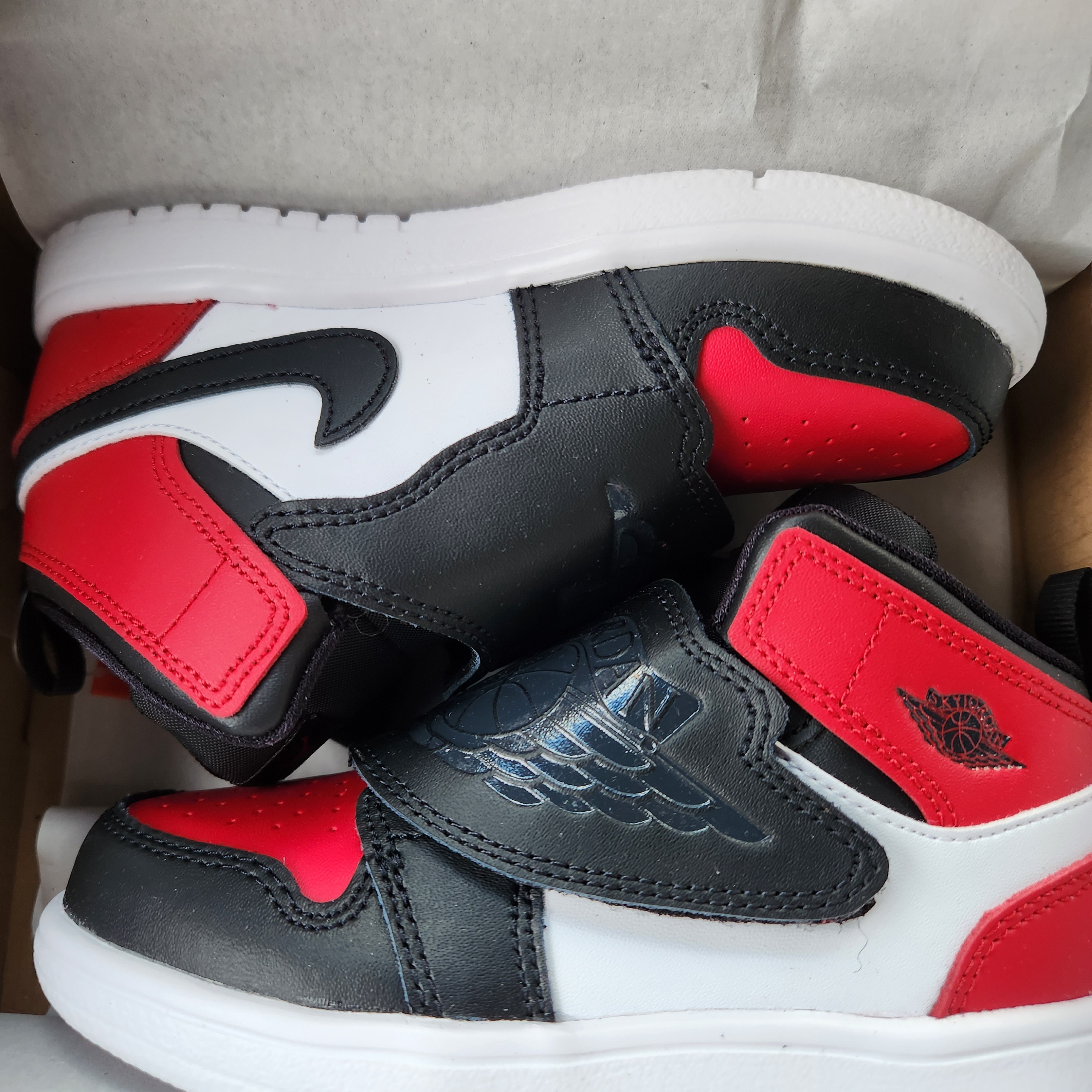 (TD) Sky Jordan 1 Bred Toe 착용 스타일