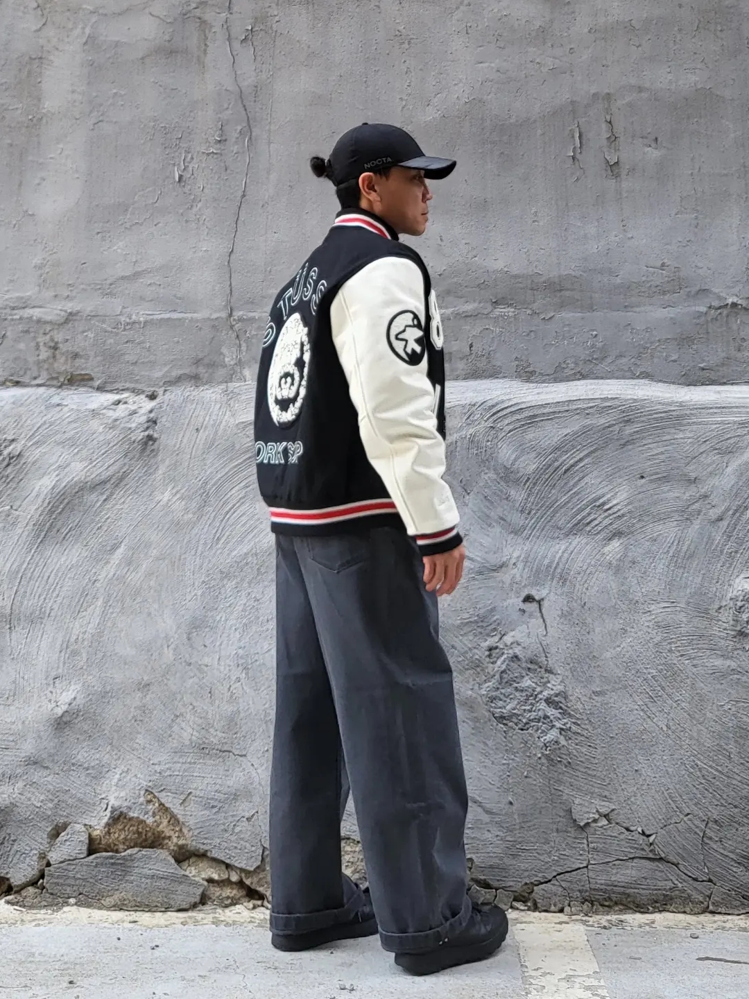 Nike x Drake Nocta NRG Legacy 91 Cap Black, Nike x Drake Nocta Essential Mock Neck Black - Asia 착용 스타일 - 2