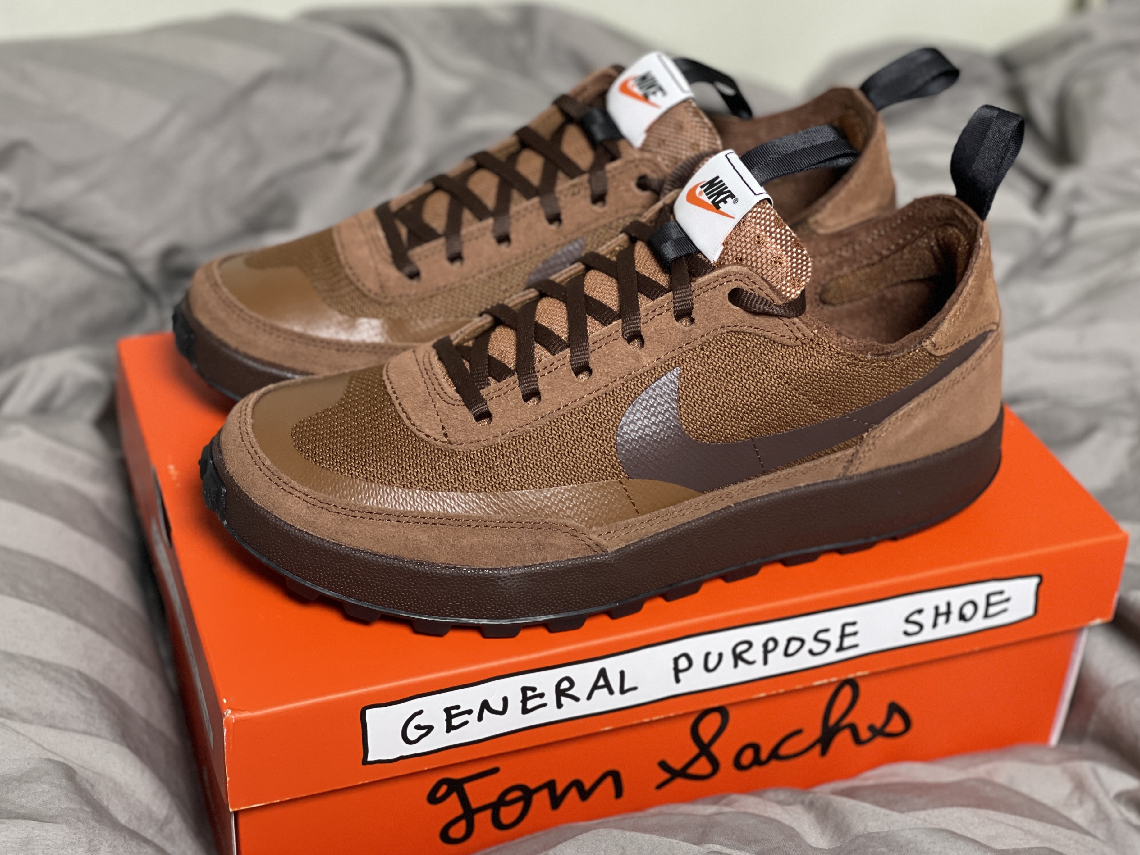 Nike x Tom Sachs General Purpose Shoe Brown 착용 스타일