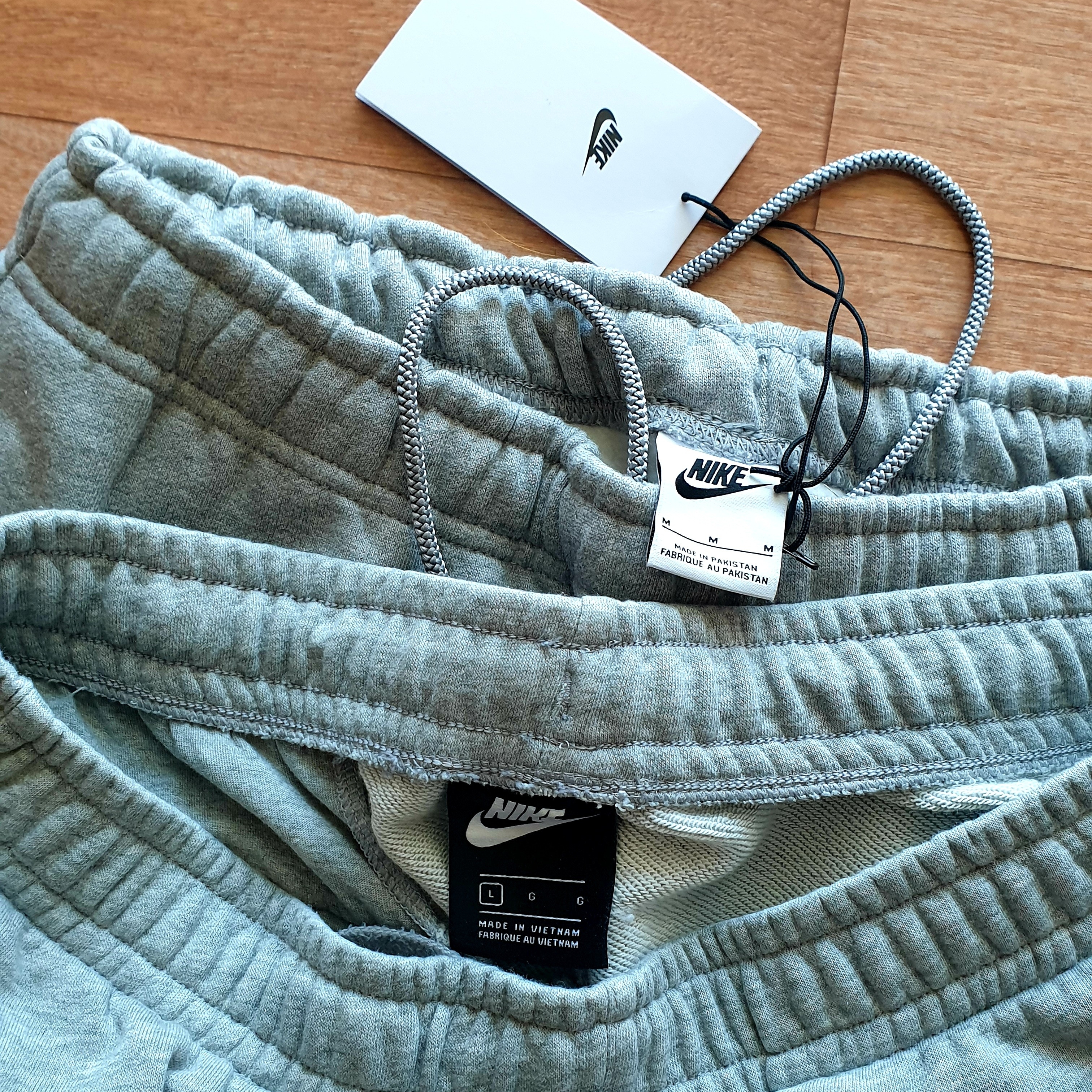 Nike x Stussy NRG Fleece Pants Dark Grey Heather (DO9340-063), Nike NSW Club Jogger Dark Grey Heather - Asia 착용 스타일 - 3