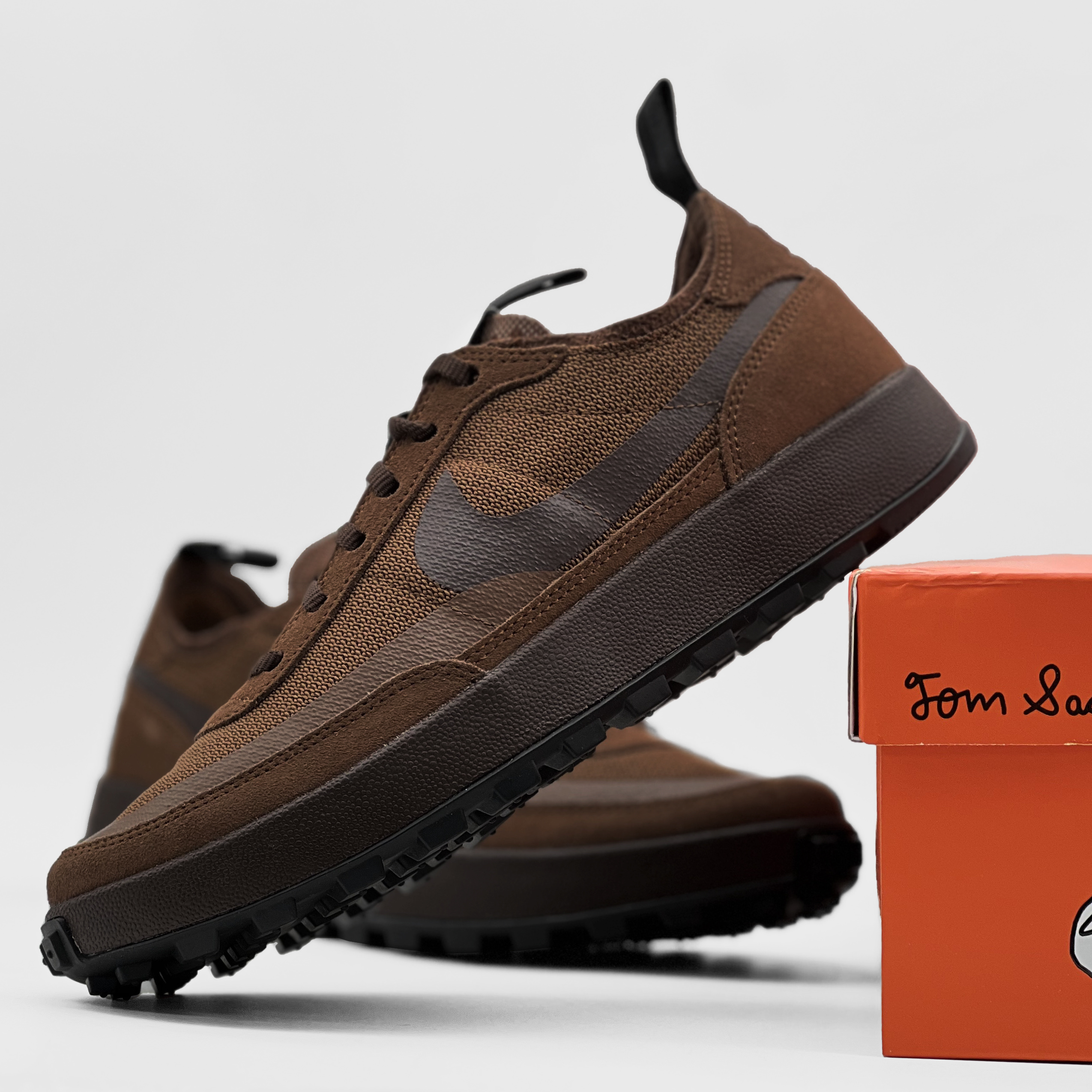 Nike x Tom Sachs General Purpose Shoe Brown 착용 스타일 - 4