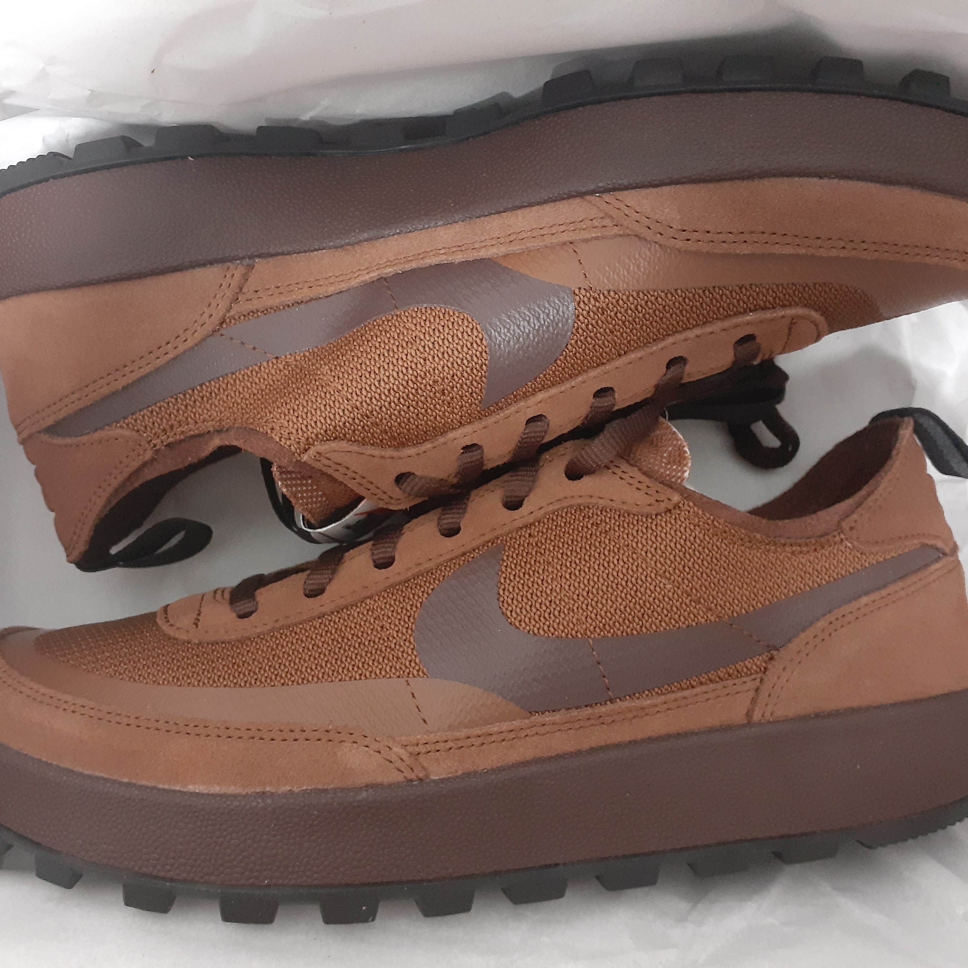 Nike x Tom Sachs General Purpose Shoe Brown 착용 스타일 - 2