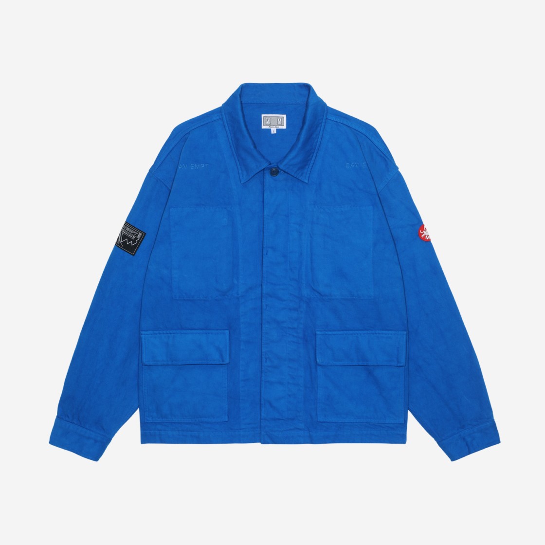 Cav Empt Overdye Non-Referential Jacket Blue - 23SS 상세 이미지 1