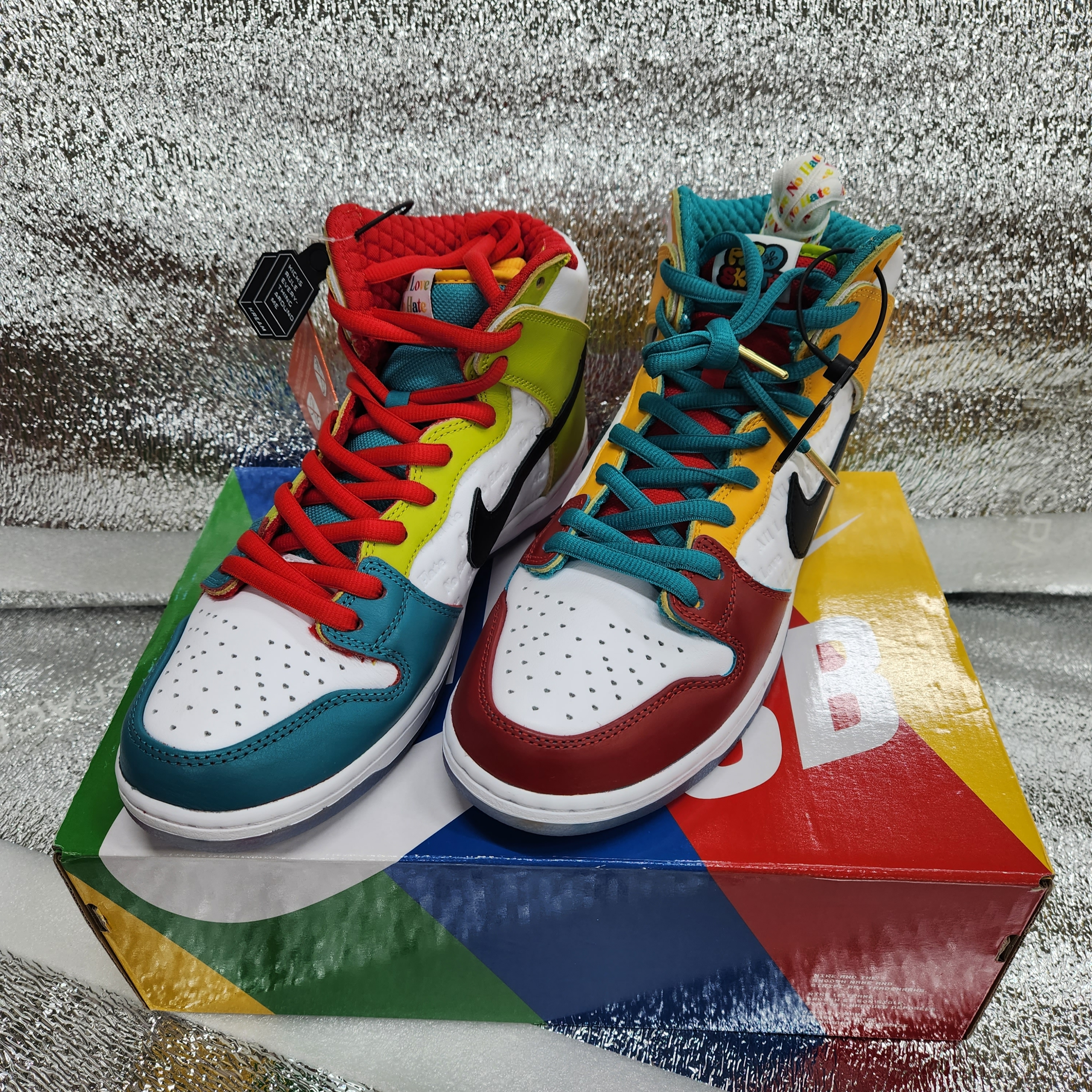 Nike x froSkate SB Dunk High Pro QS All Love 착용 스타일 - 1