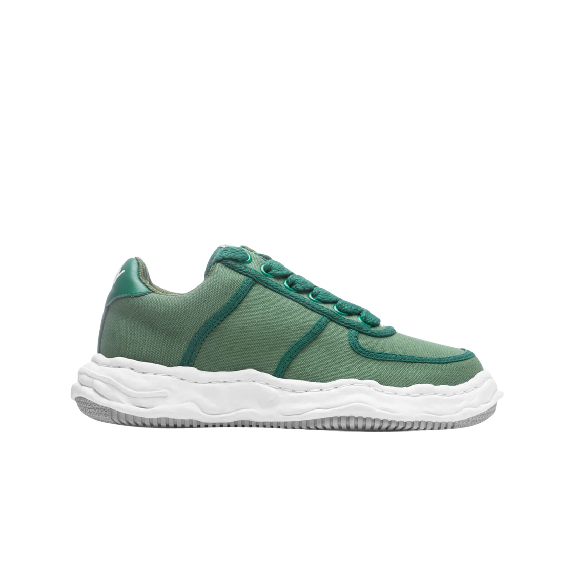 메종 미하라 야스히로 웨인 OG 솔 캔버스 로우탑 스니커즈 그린(Maison Mihara Yasuhiro Wayne OG Sole Canvas Low-top Sneakers Green) - 1