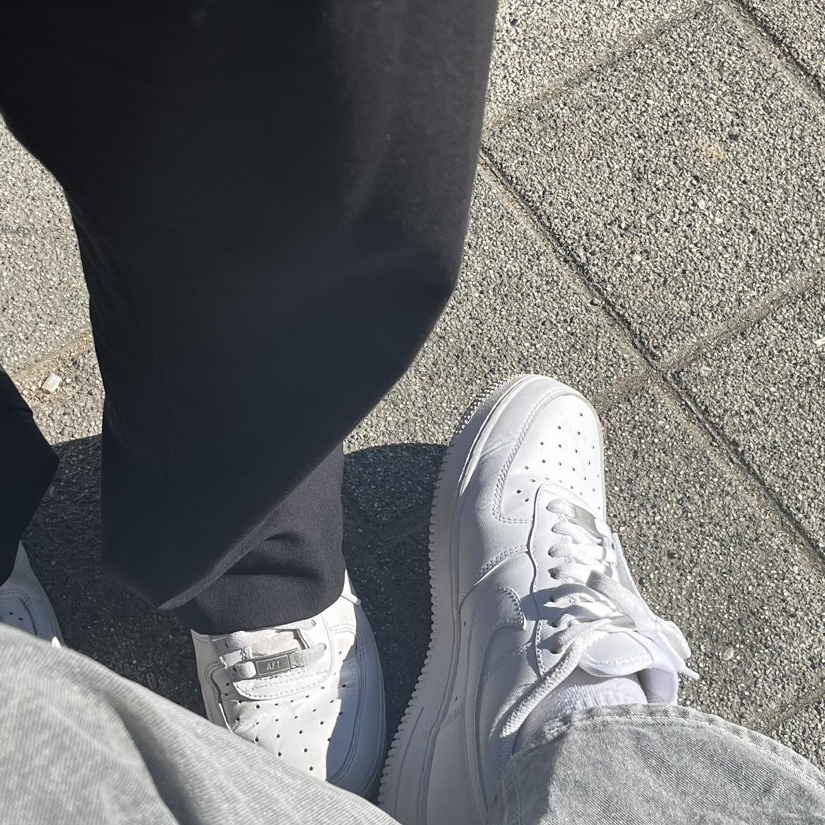 Nike Air Force 1 '07 Low White 착용 스타일