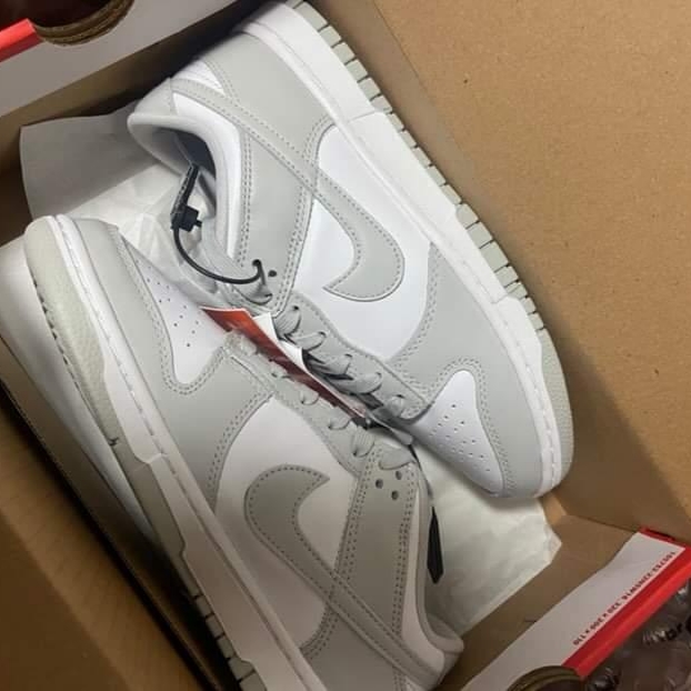 Nike Dunk Low Retro Grey Fog 착용 스타일 - 2