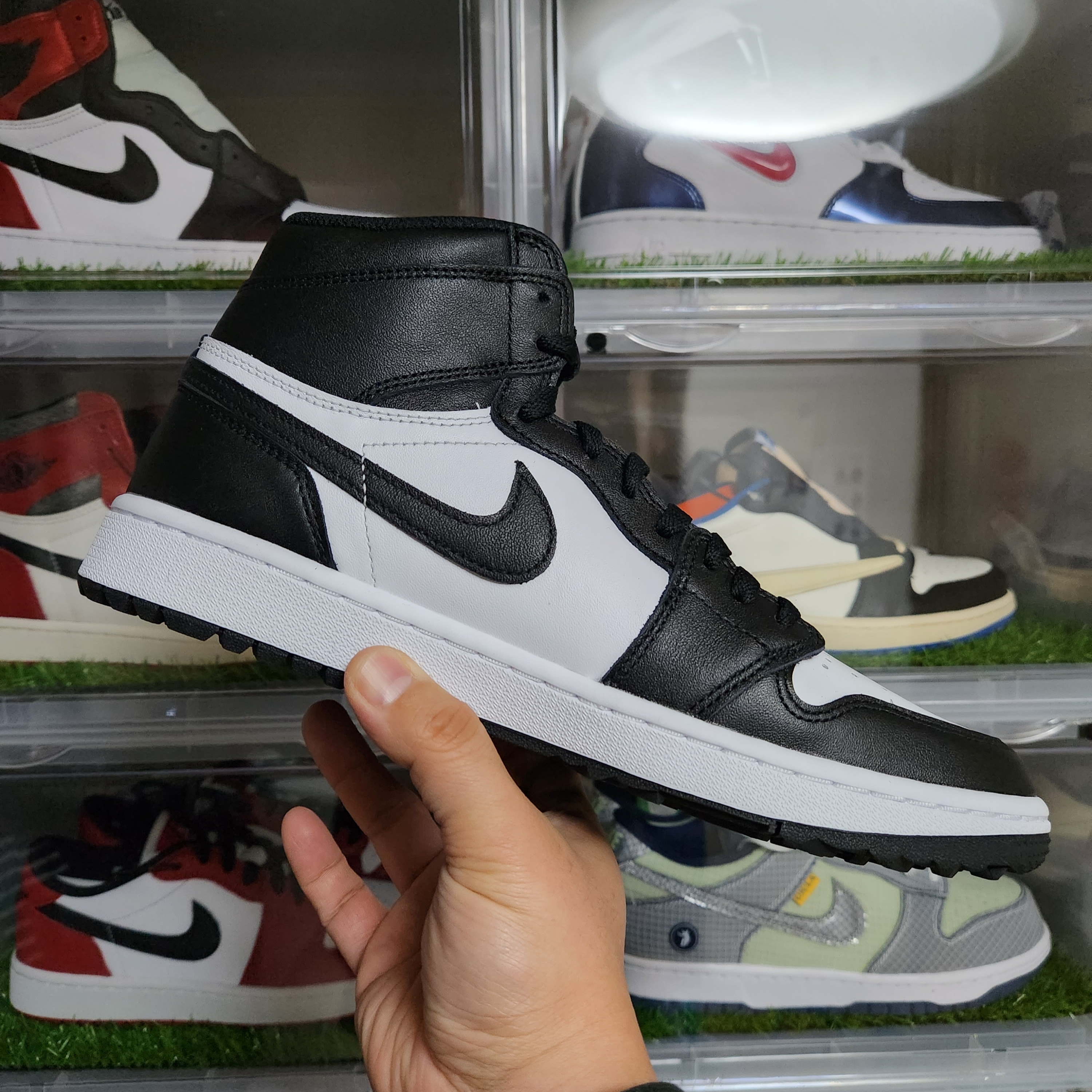 Jordan 1 High Golf White Black 착용 스타일 - 3