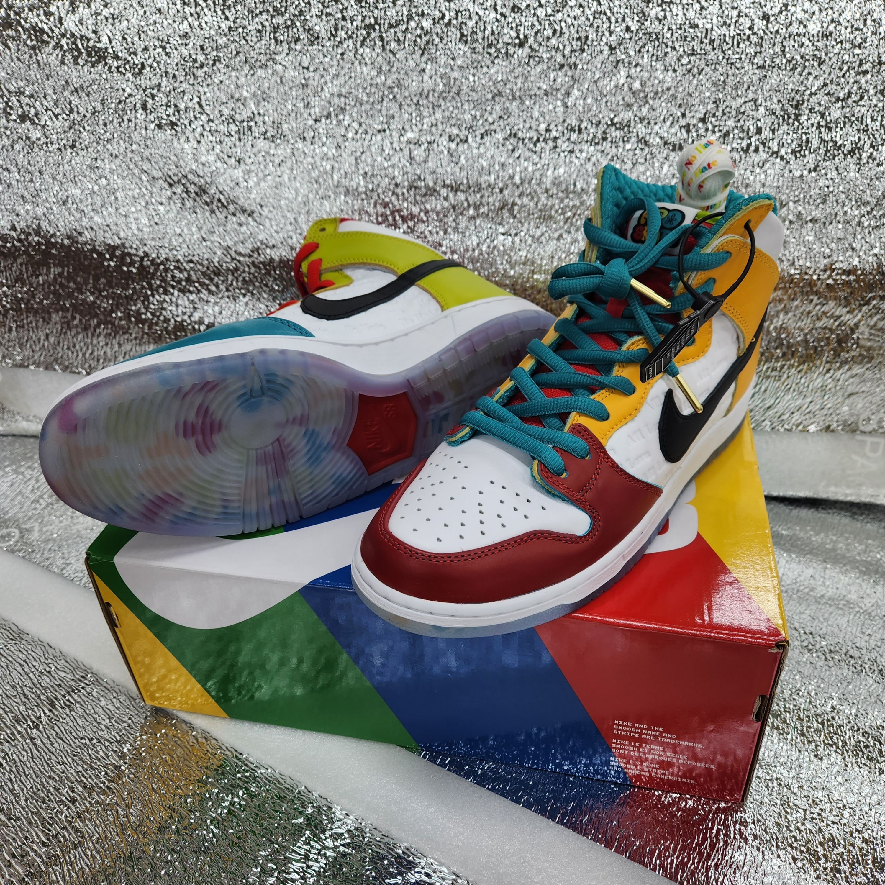 Nike x froSkate SB Dunk High Pro QS All Love 착용 스타일 - 2